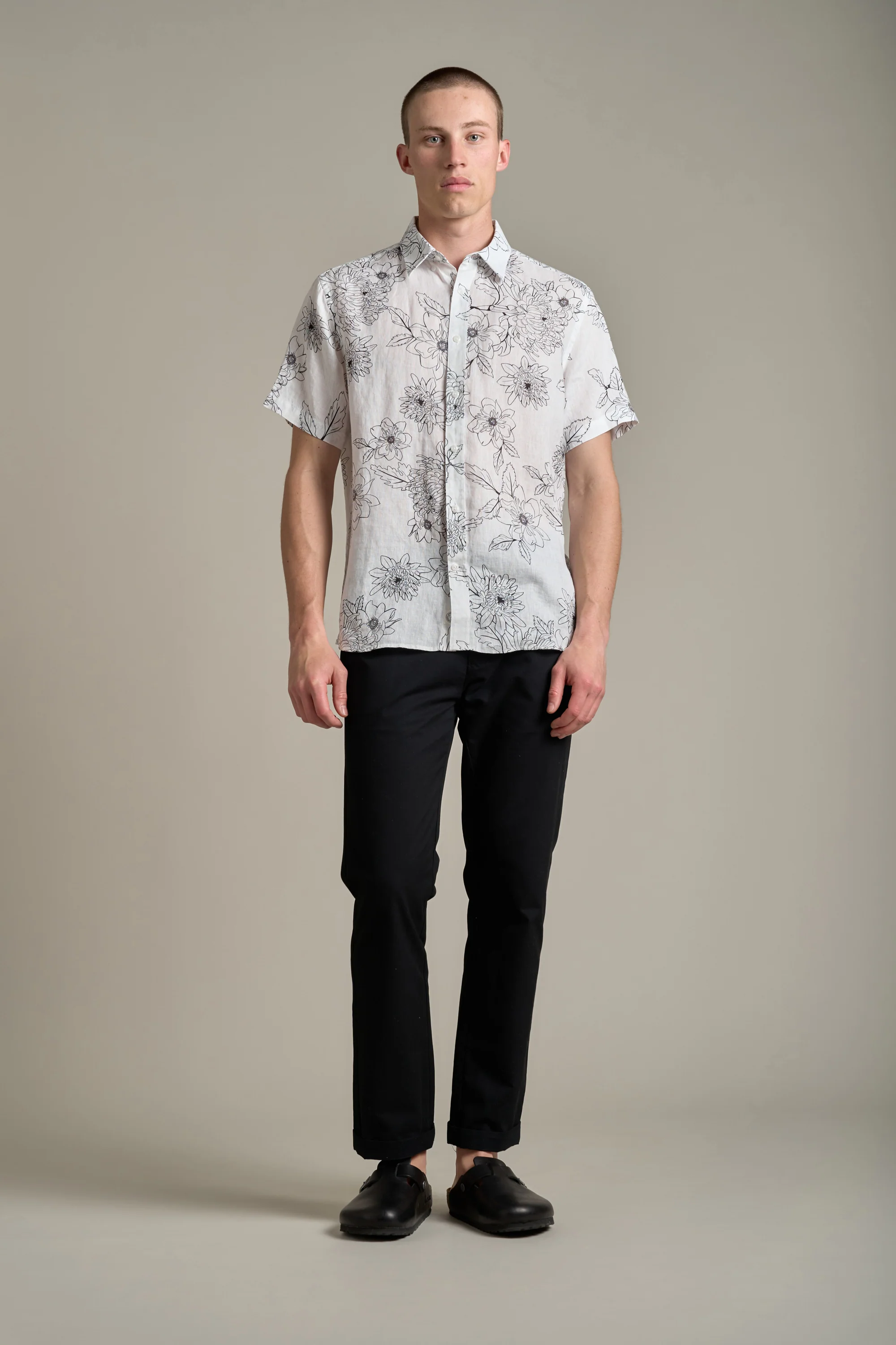 Maldon Linen Print Shirt - Image 4