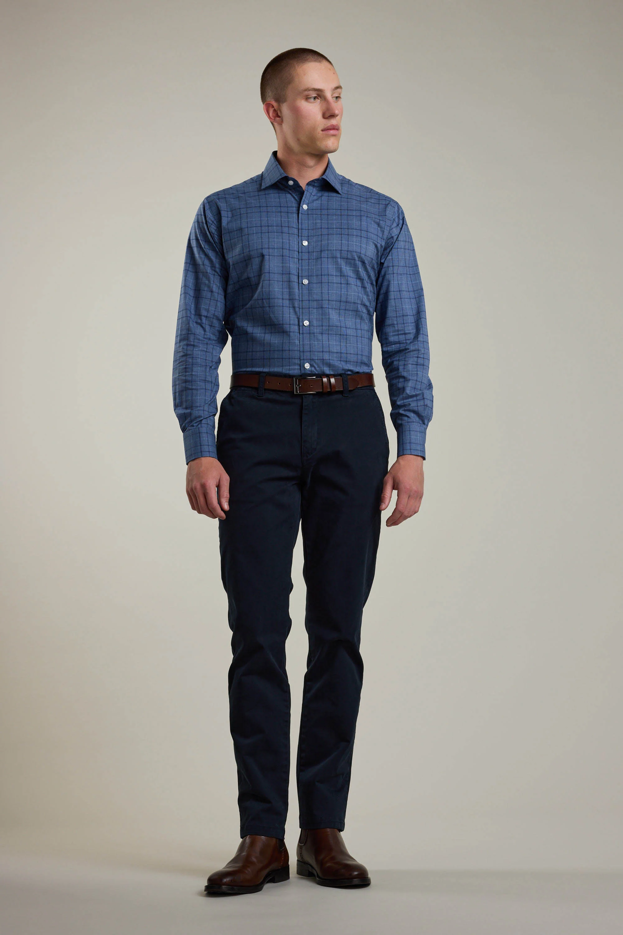 Marr Check Business Shirt