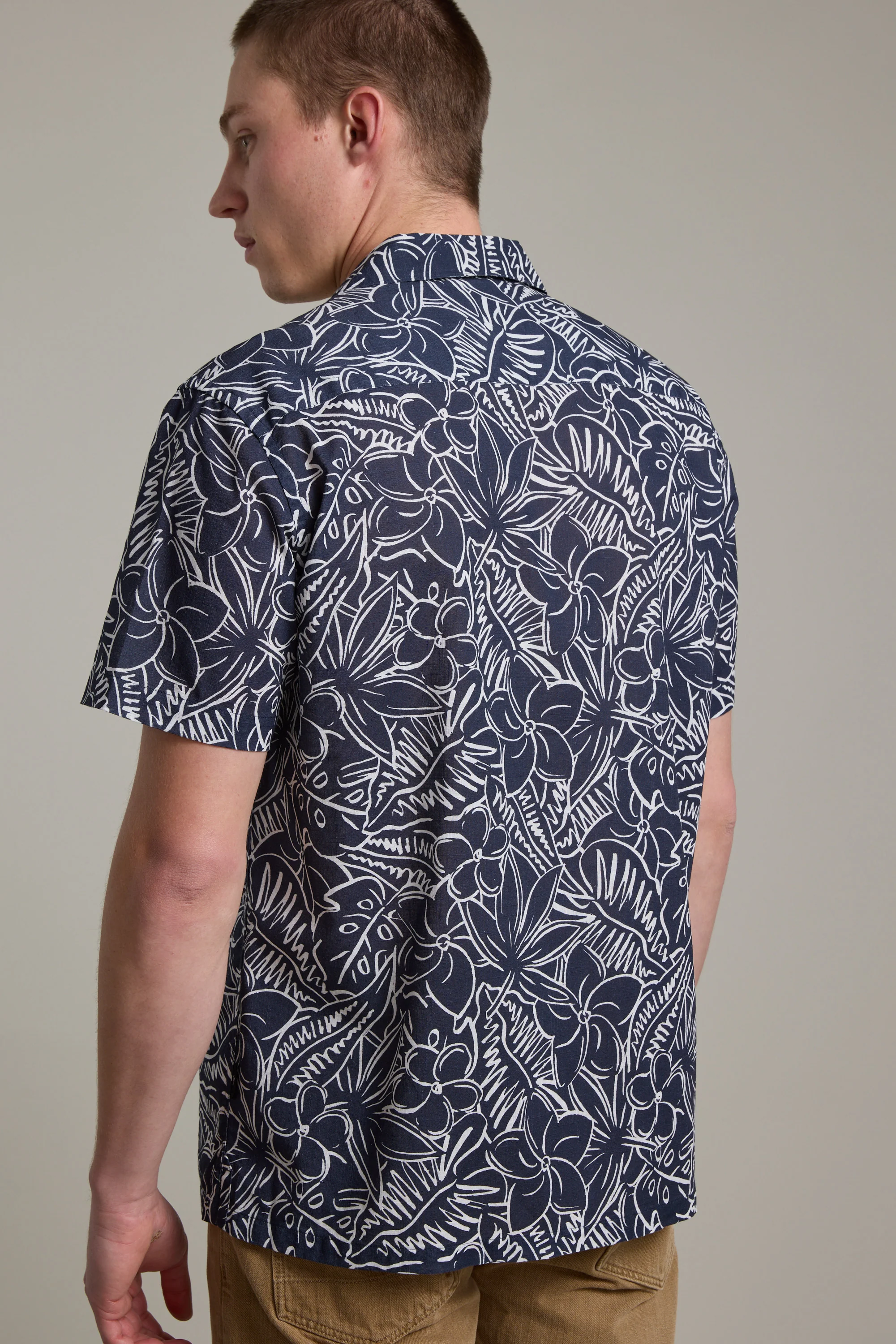 Myrtle Print Cuban Shirt - Image 6