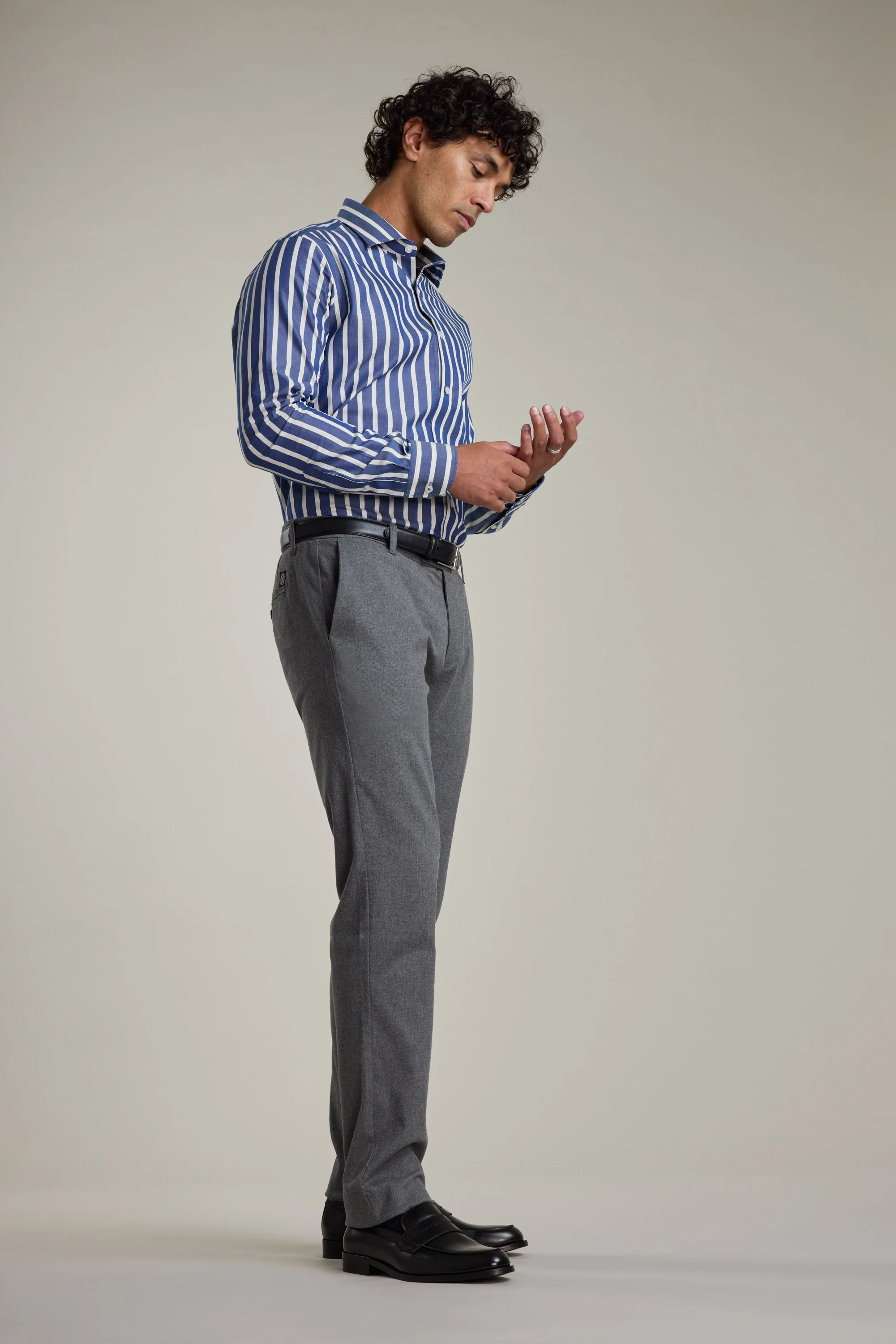 Nandas Stripe Business Shirt - Image 3