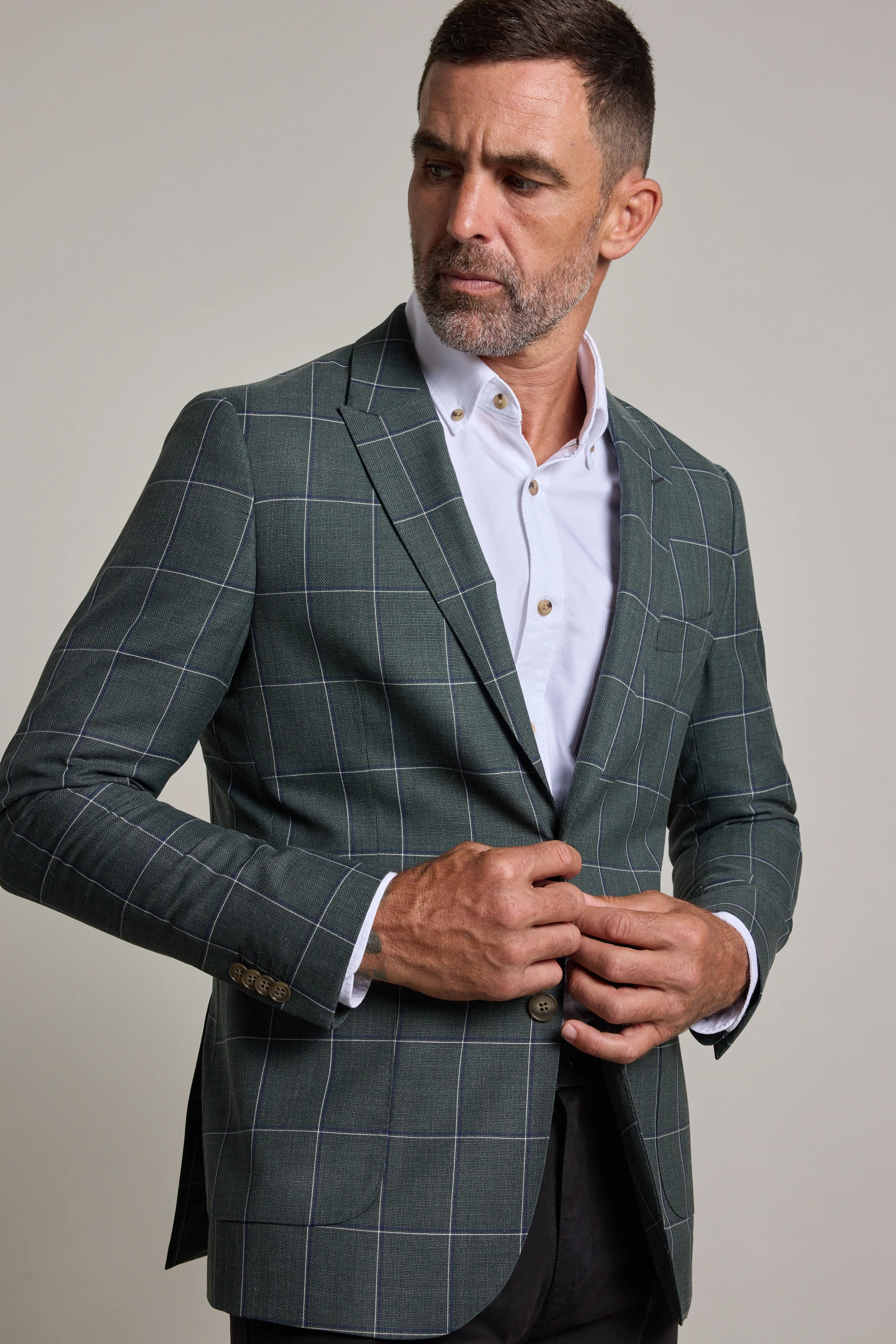 Nathaniel Check Blazer - Image 2