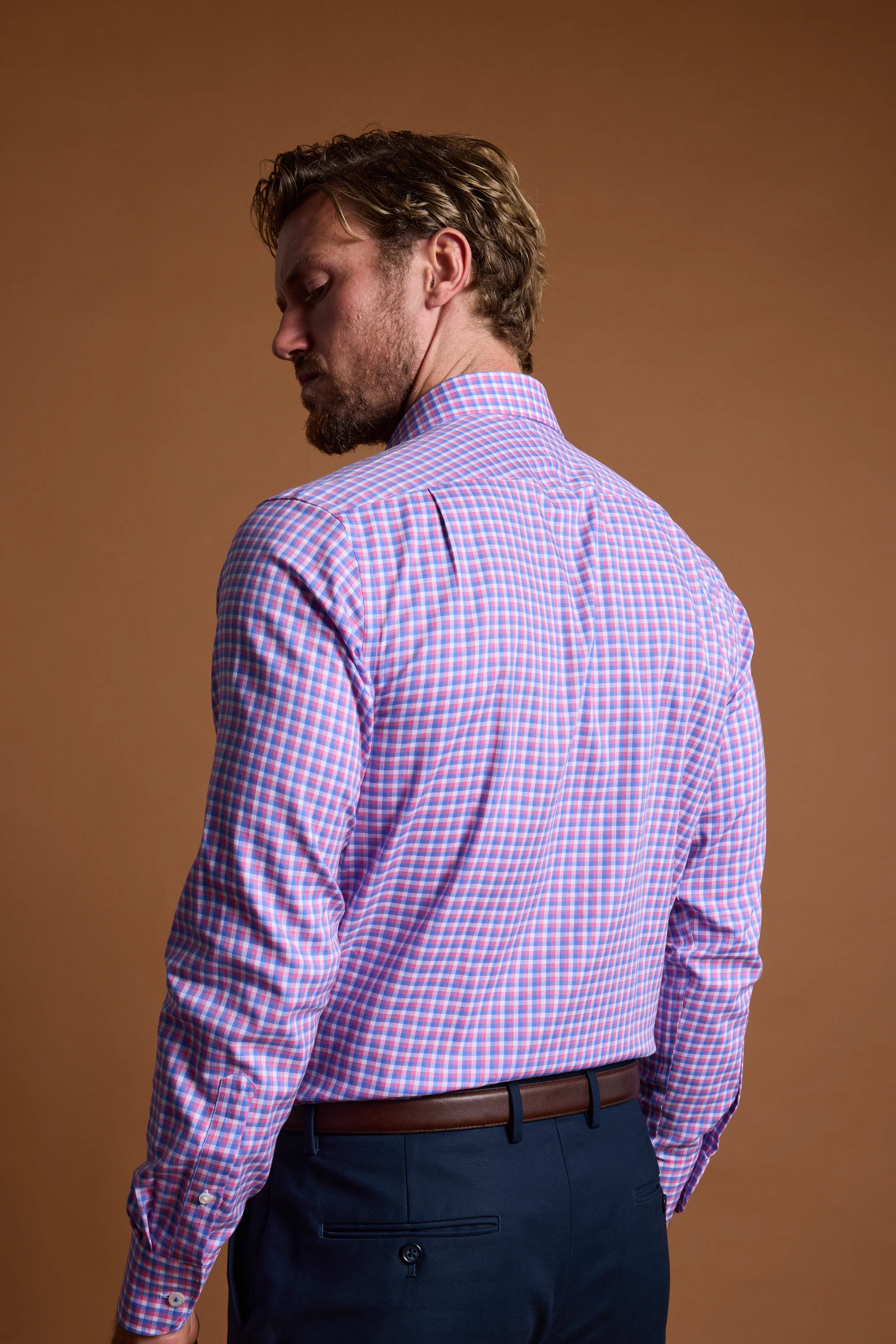 Newhall Check Business Shirt - Image 4