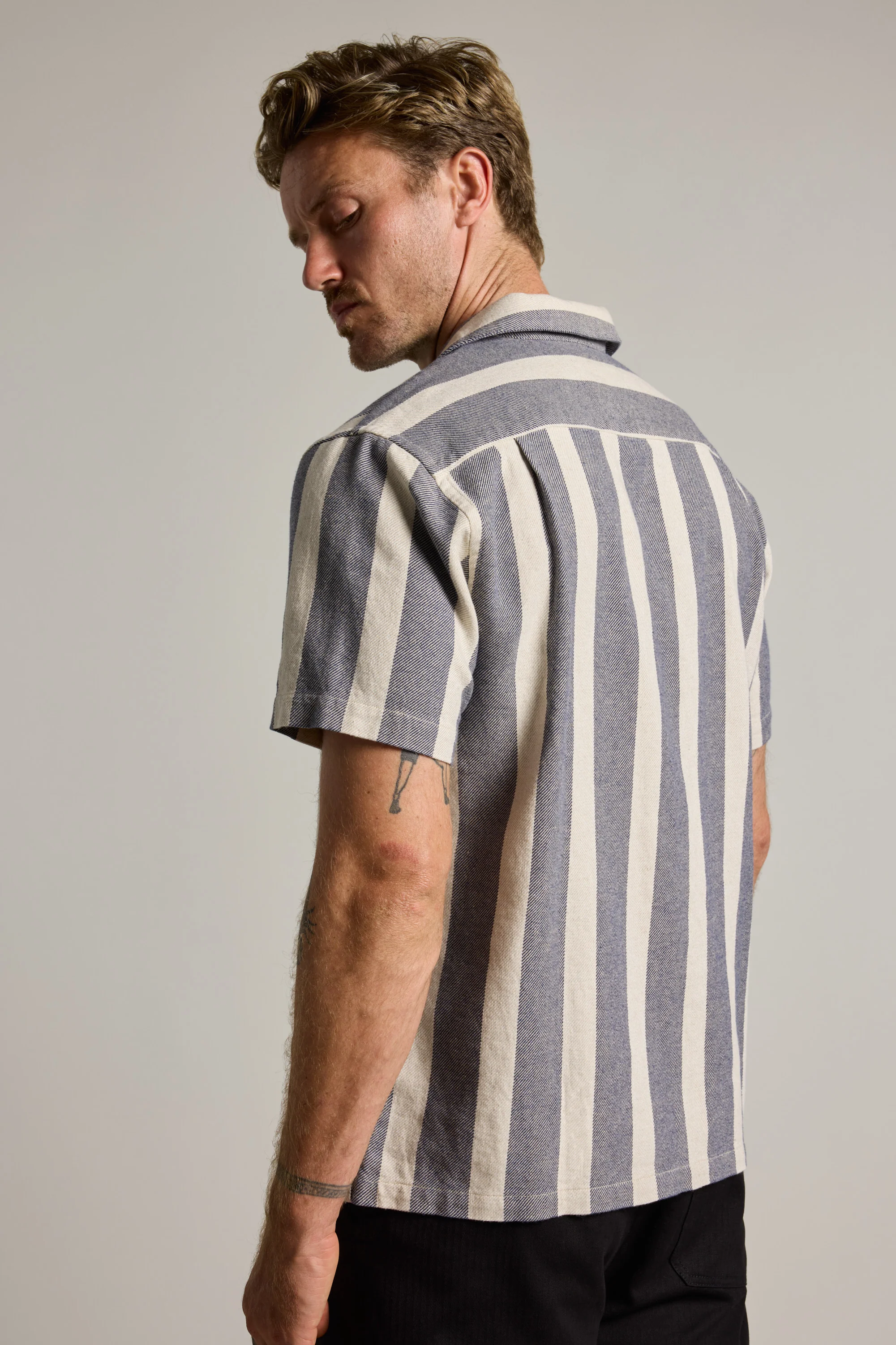 Norwalk Stripe Cuban Shirt - Image 6