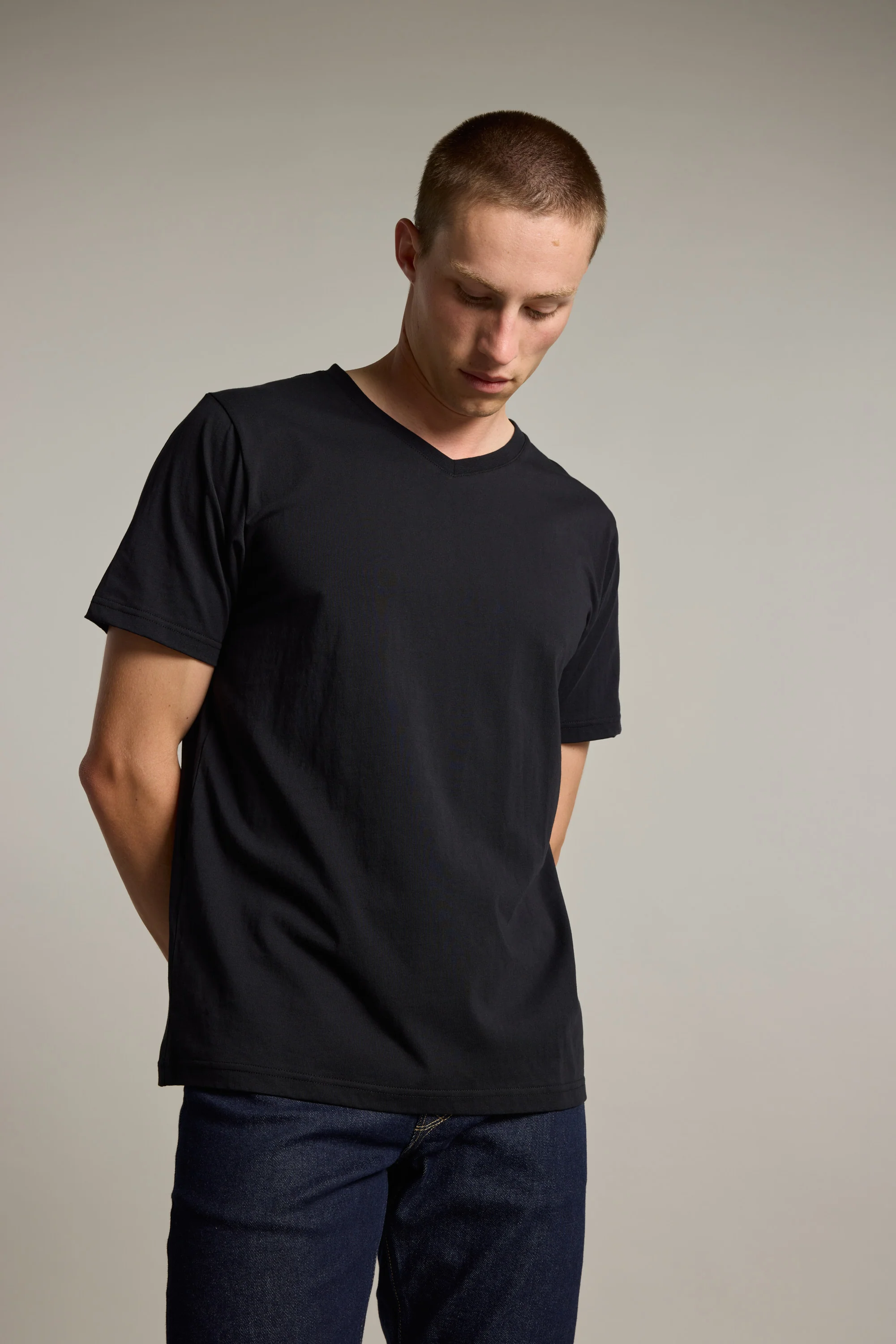 Organic Cotton V Neck Tee - Image 6