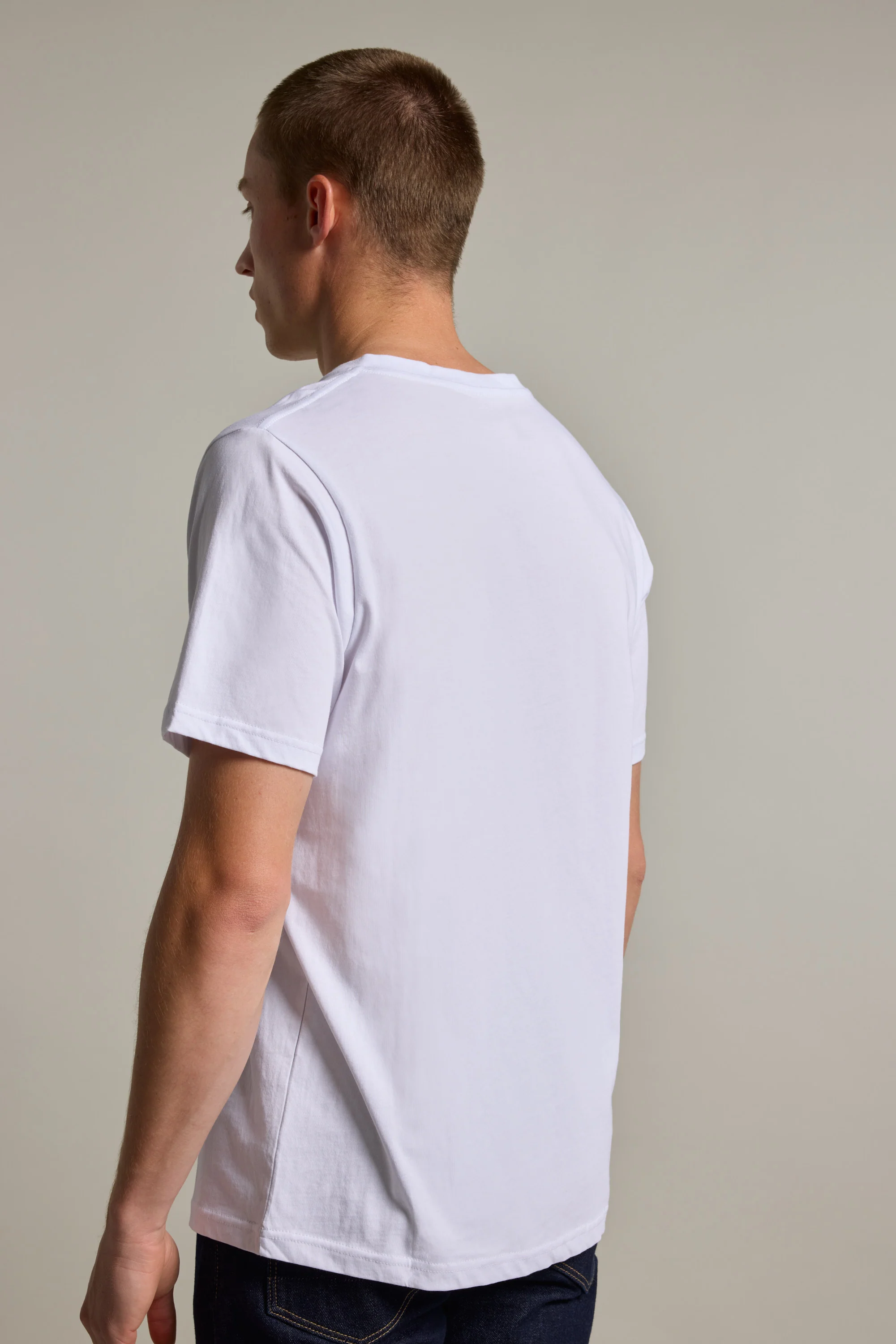 Organic Cotton V Neck Tee - Image 6