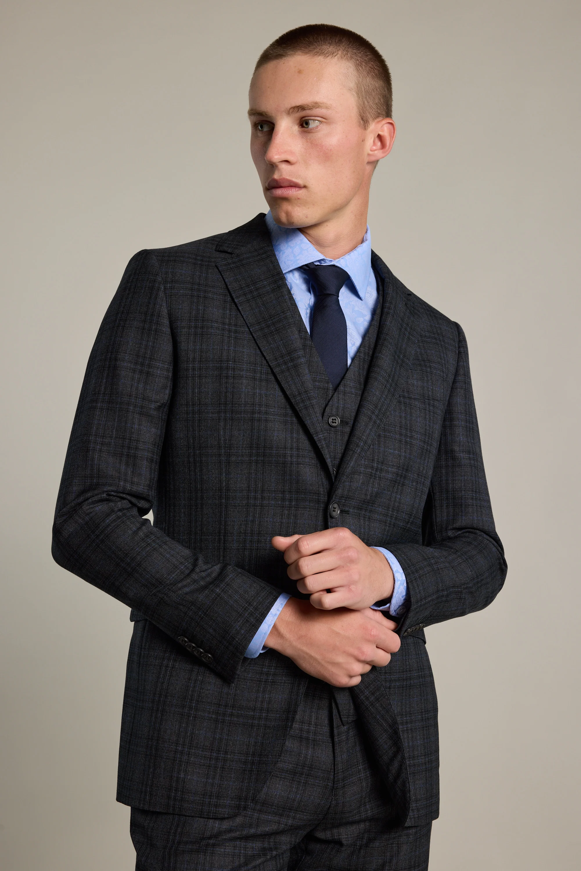 Osborn Check Suit Jacket