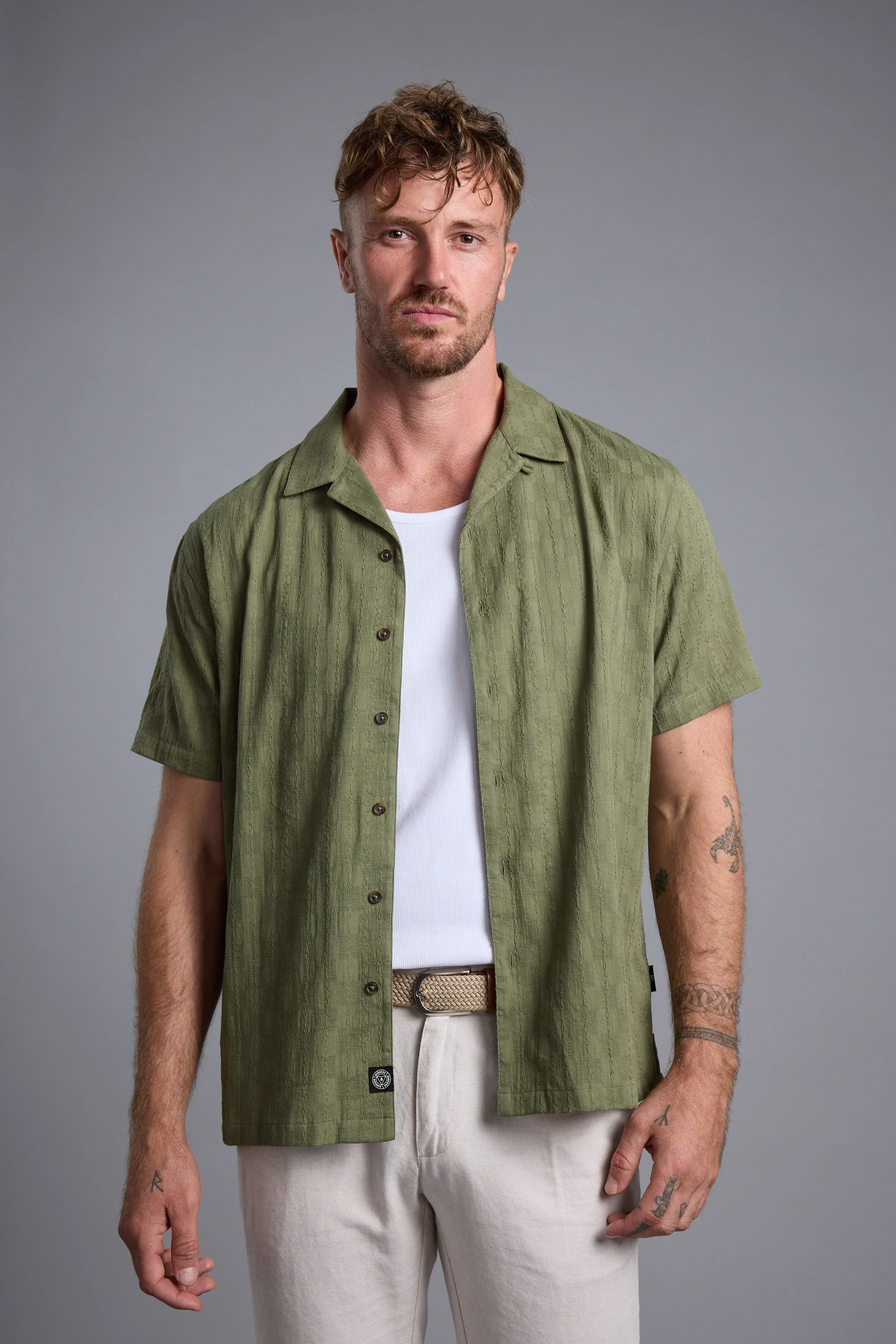 Otis Stripe Cuban Shirt - Image 4