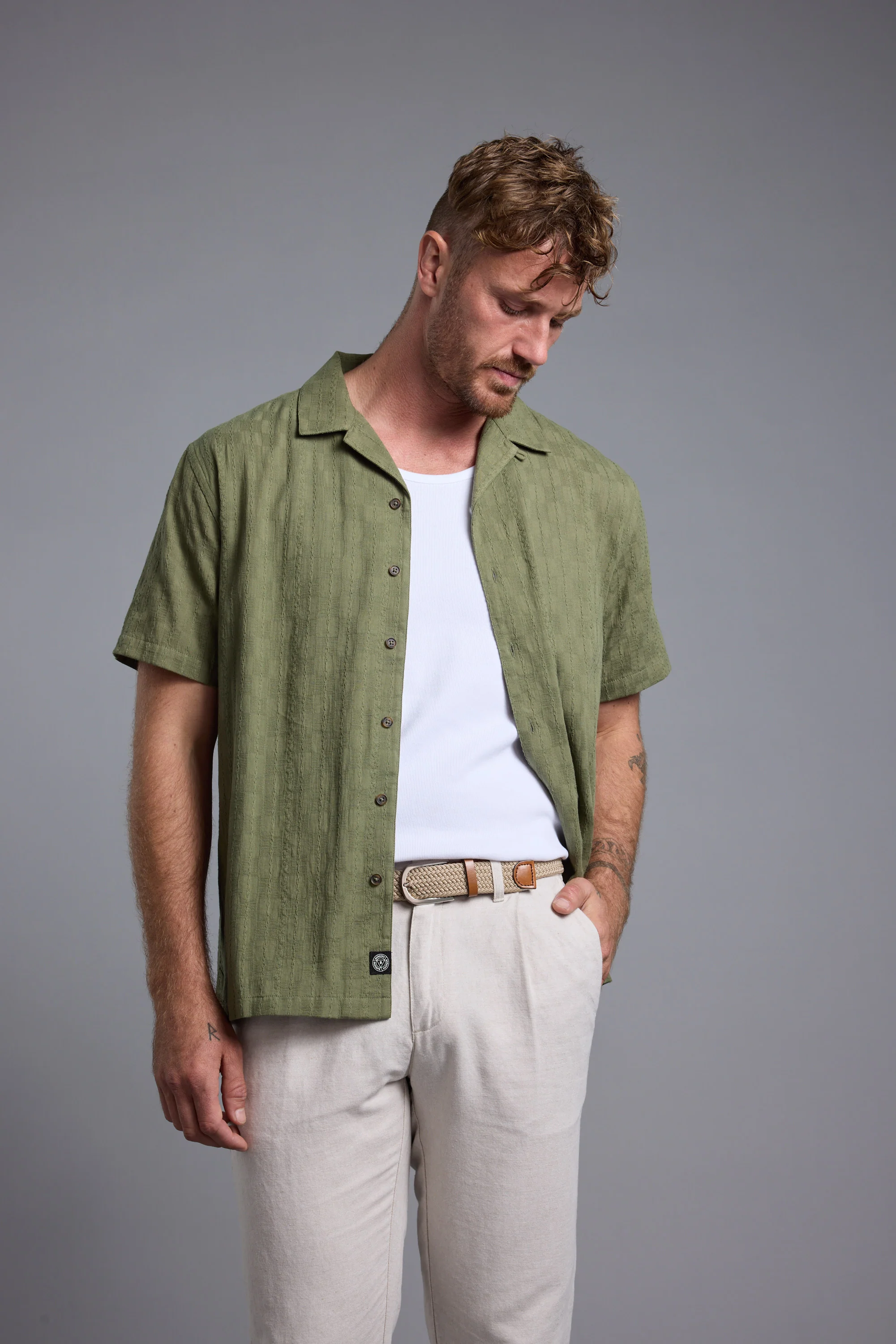 Otis Stripe Cuban Shirt - Image 5