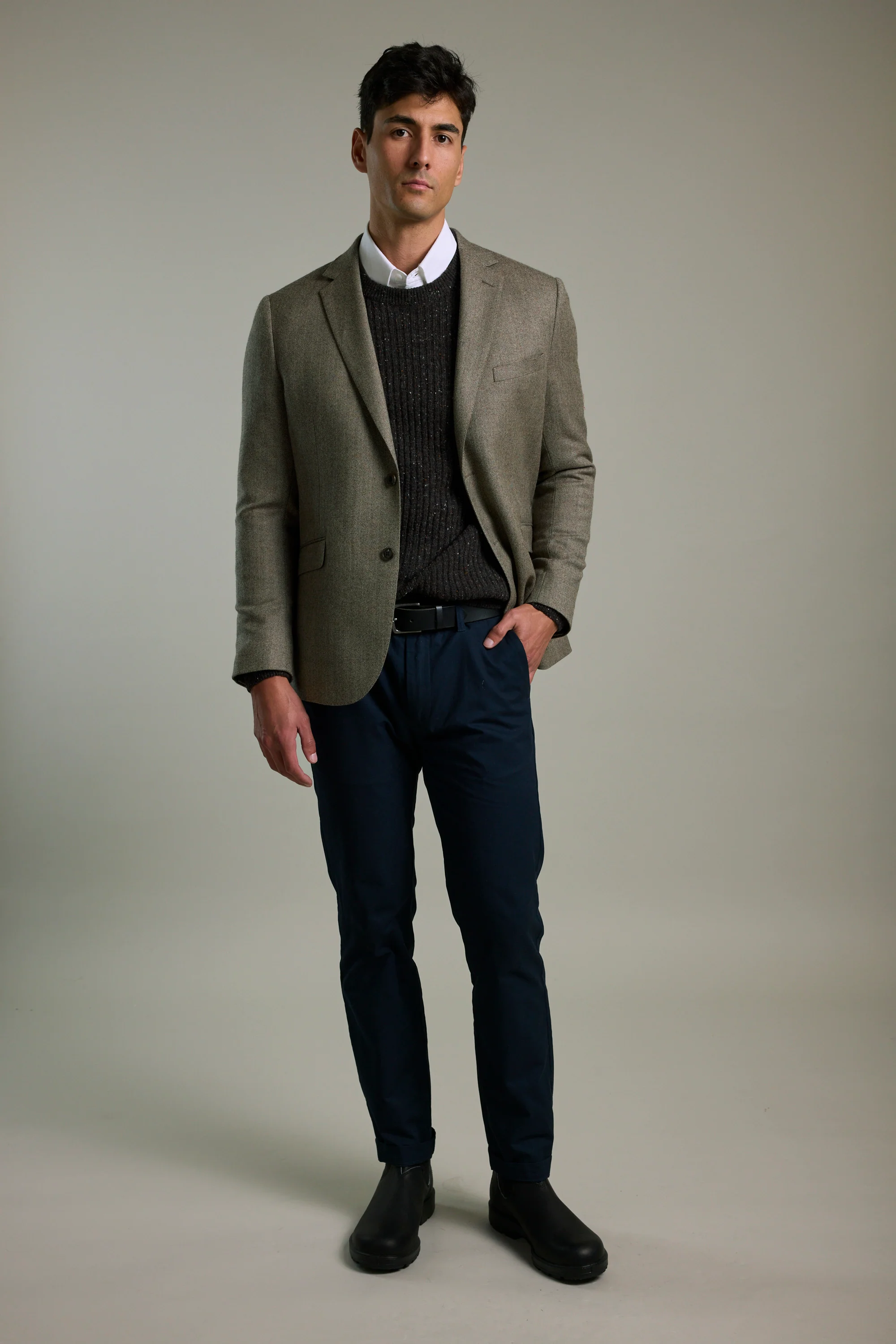 Owen Herringbone Blazer - Image 3