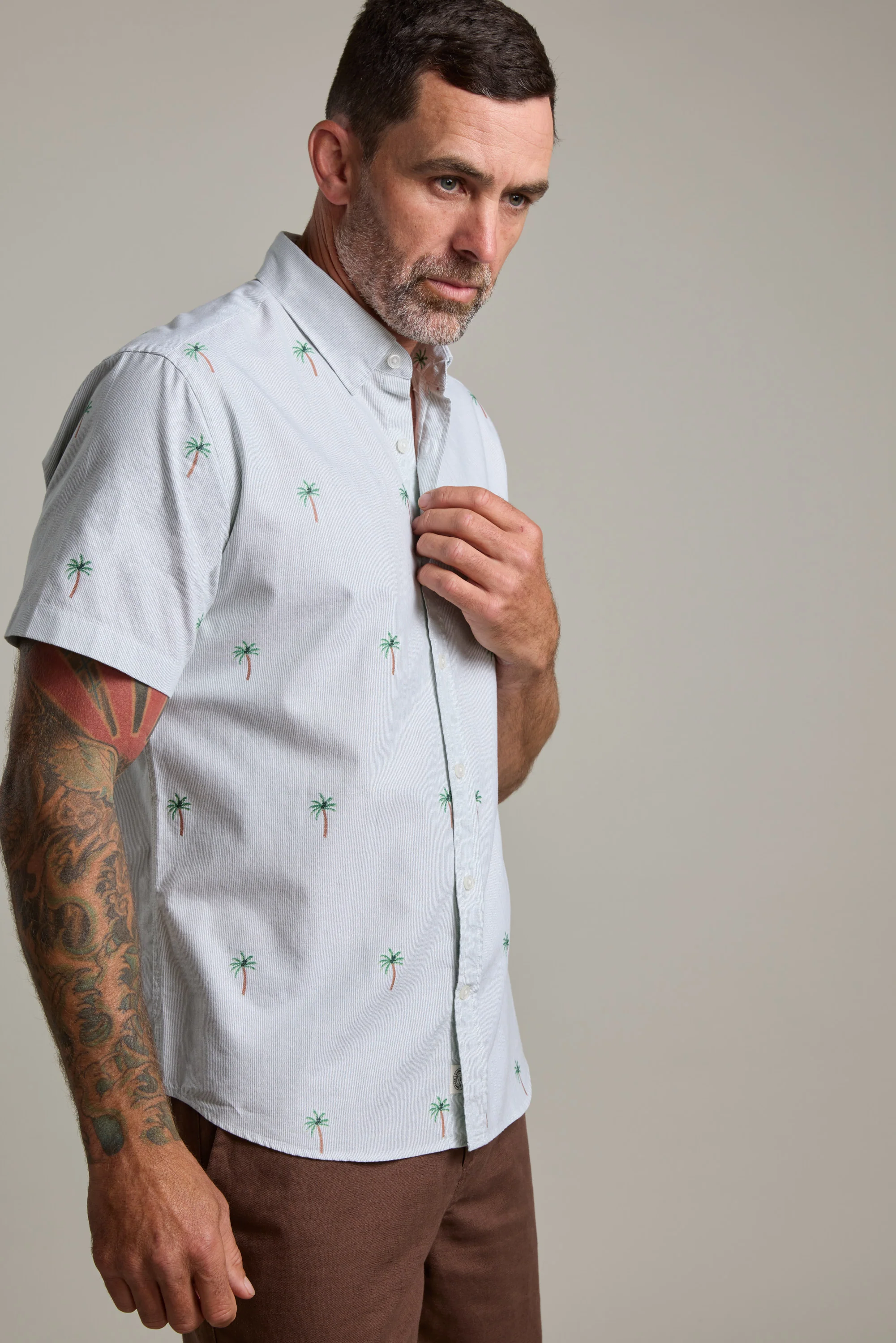 Palm Stripe Shirt - Image 5