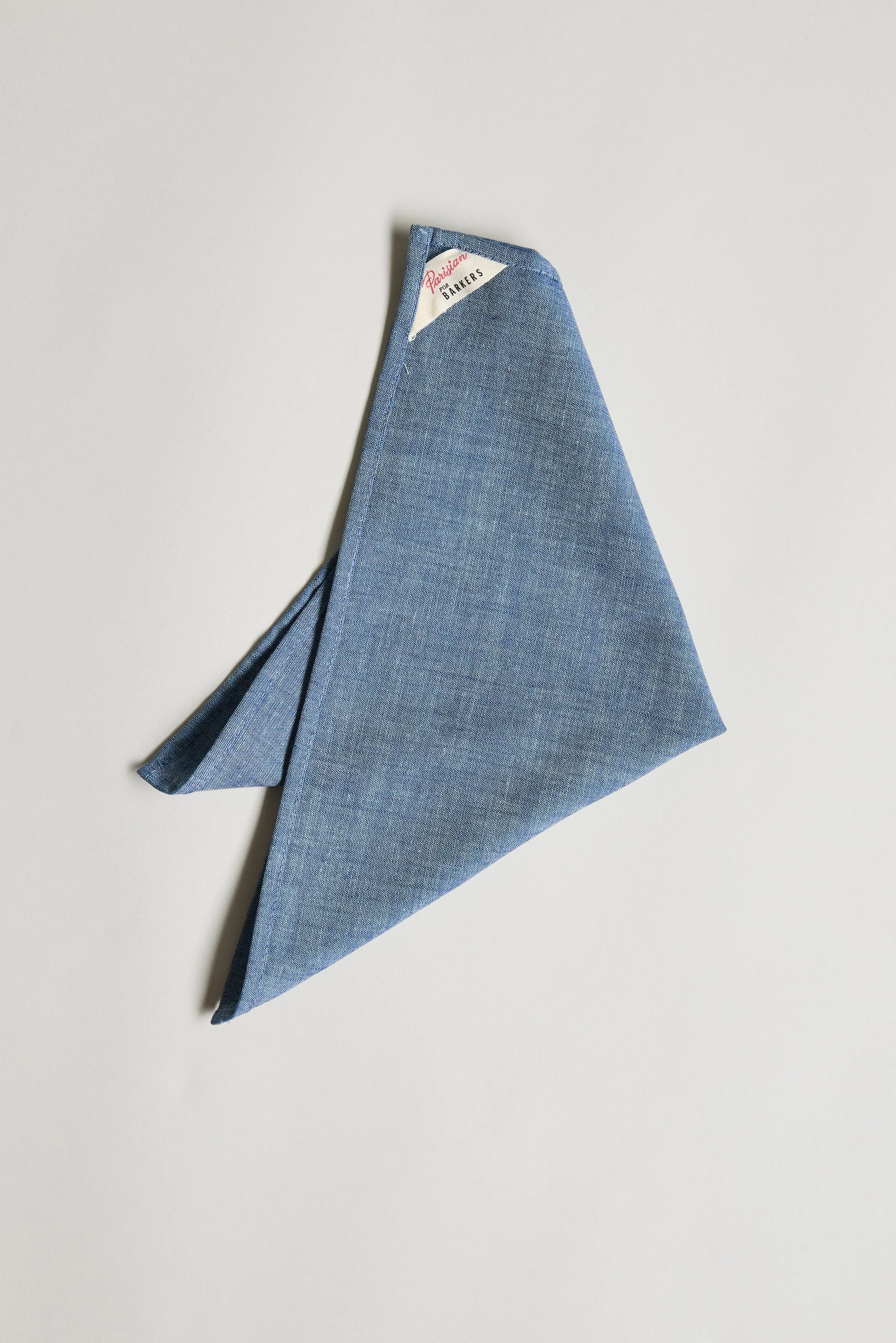 Parisian Denim Pocket Square - Image 2