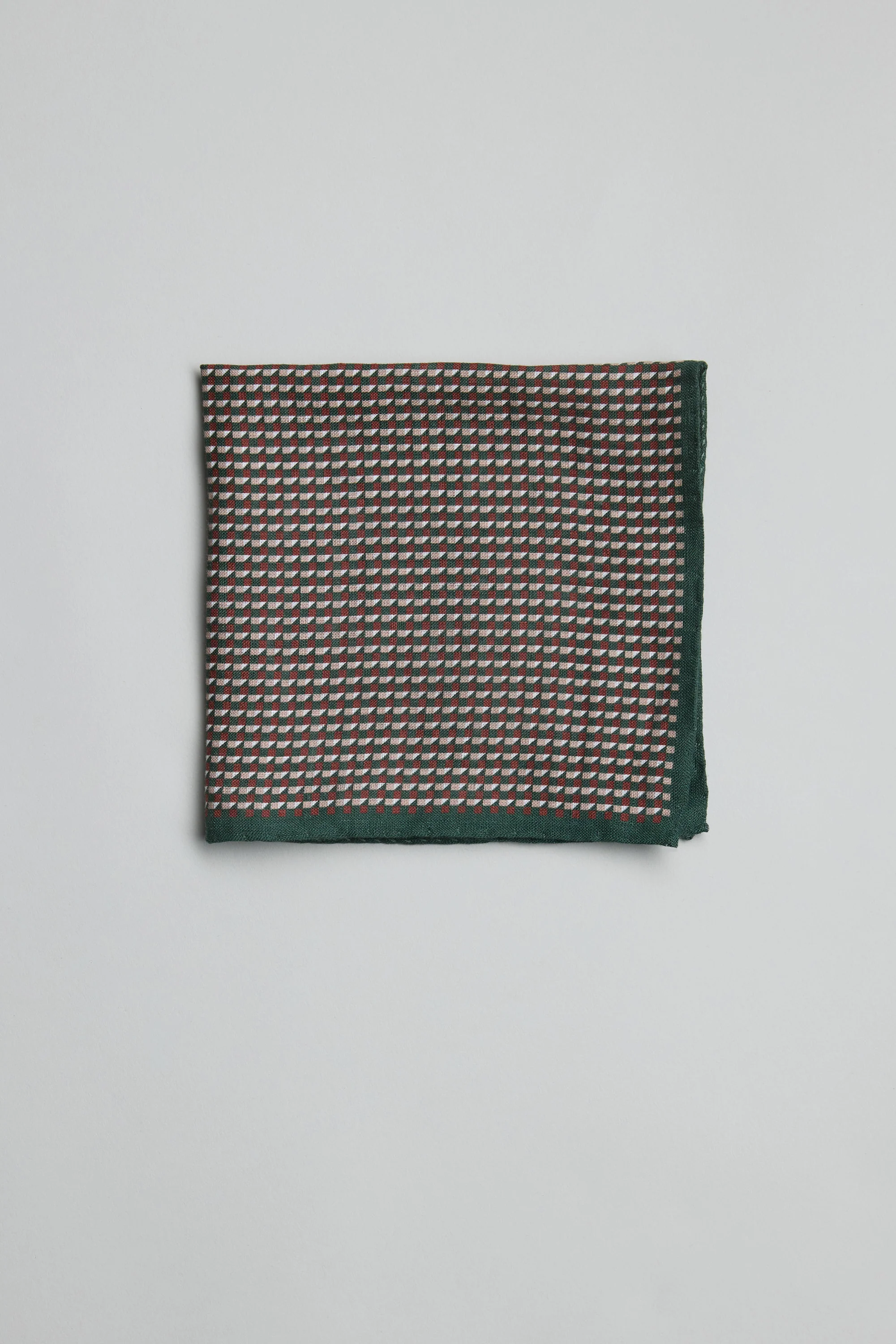 Parisian Geo Linen Pocket Square