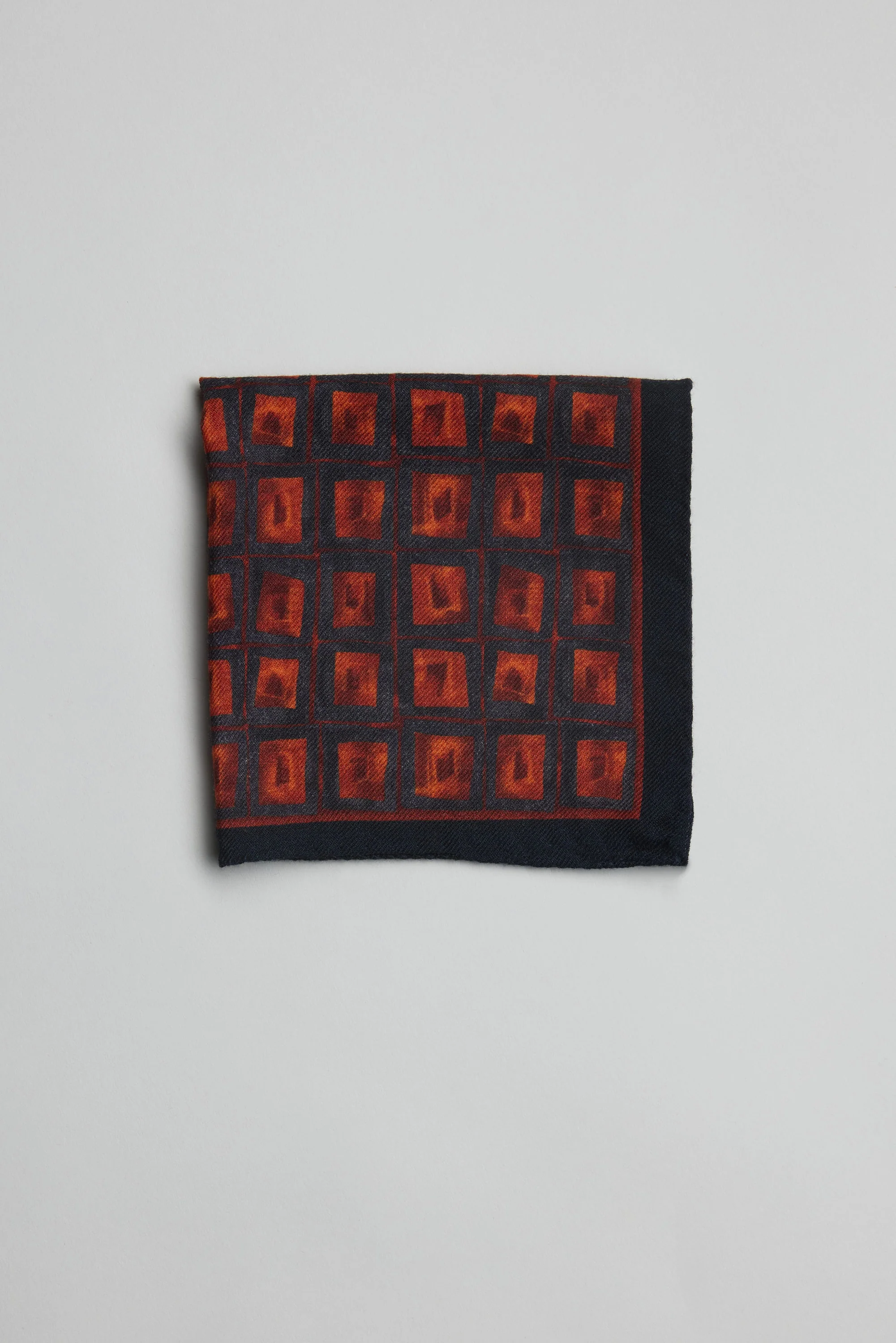 Parisian Square Wool Pocket Square