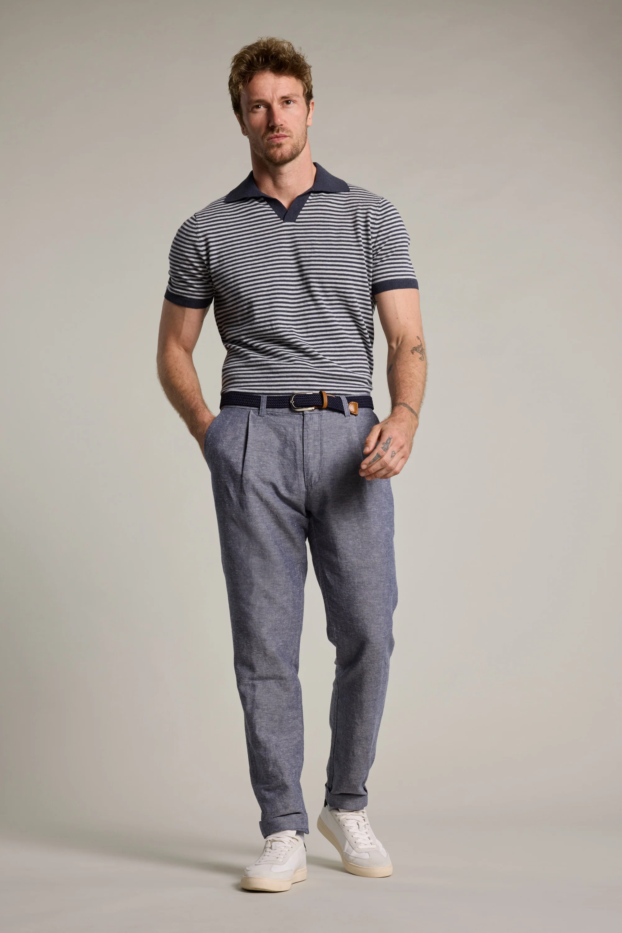 Parkway Cotton Stripe Polo - Image 2