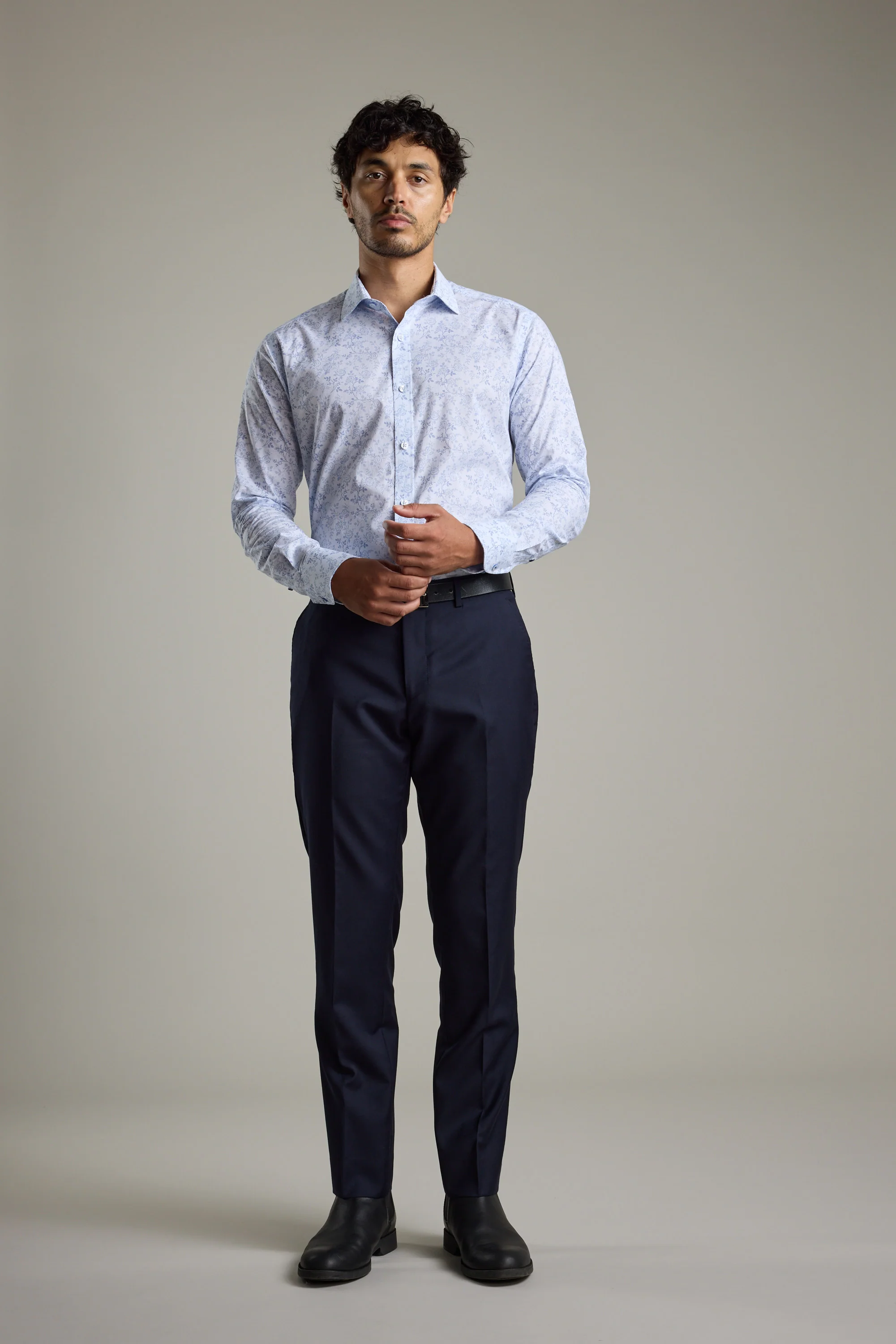 Portola Print Business Shirt - Image 3