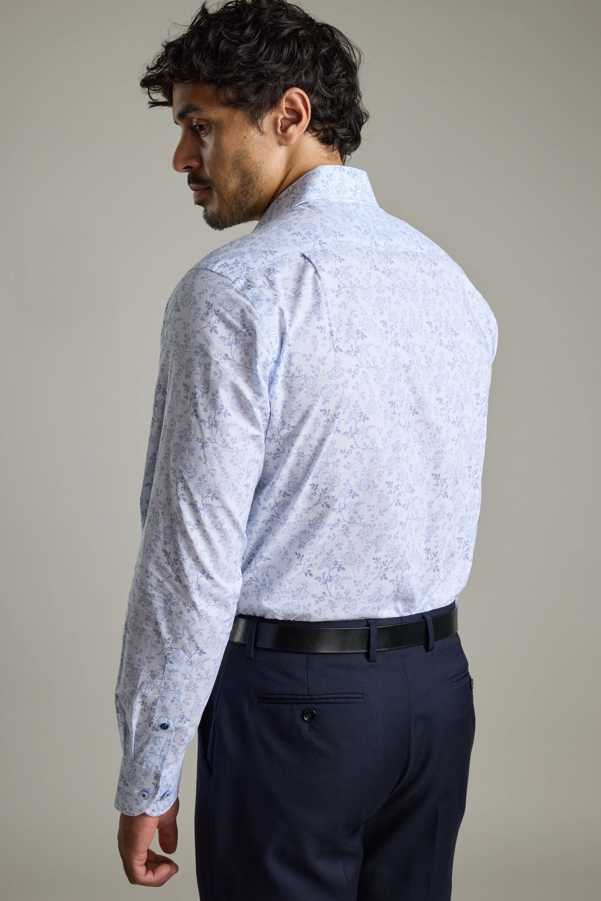 Portola Print Business Shirt - Image 6