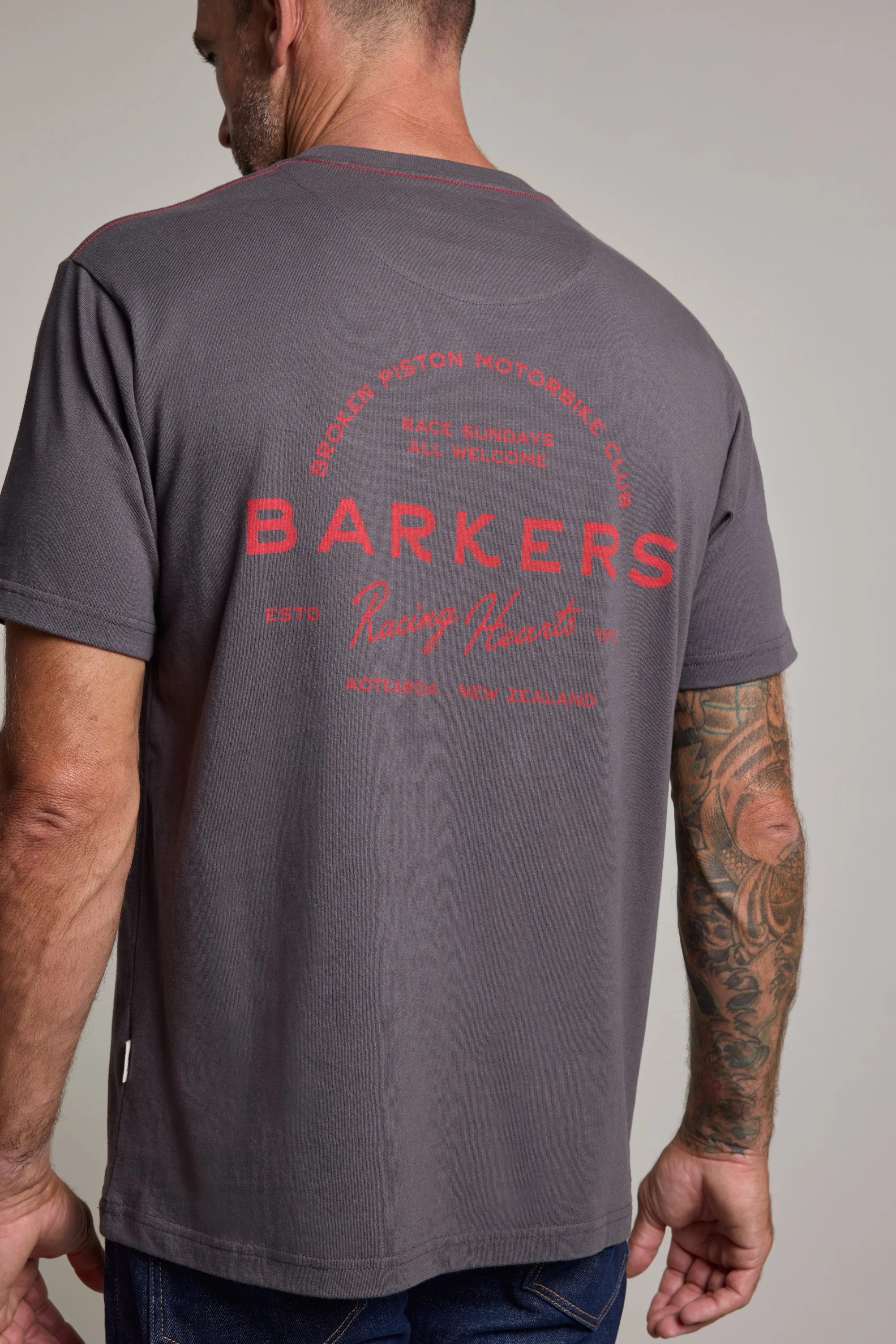 Racing Hearts Print Tee