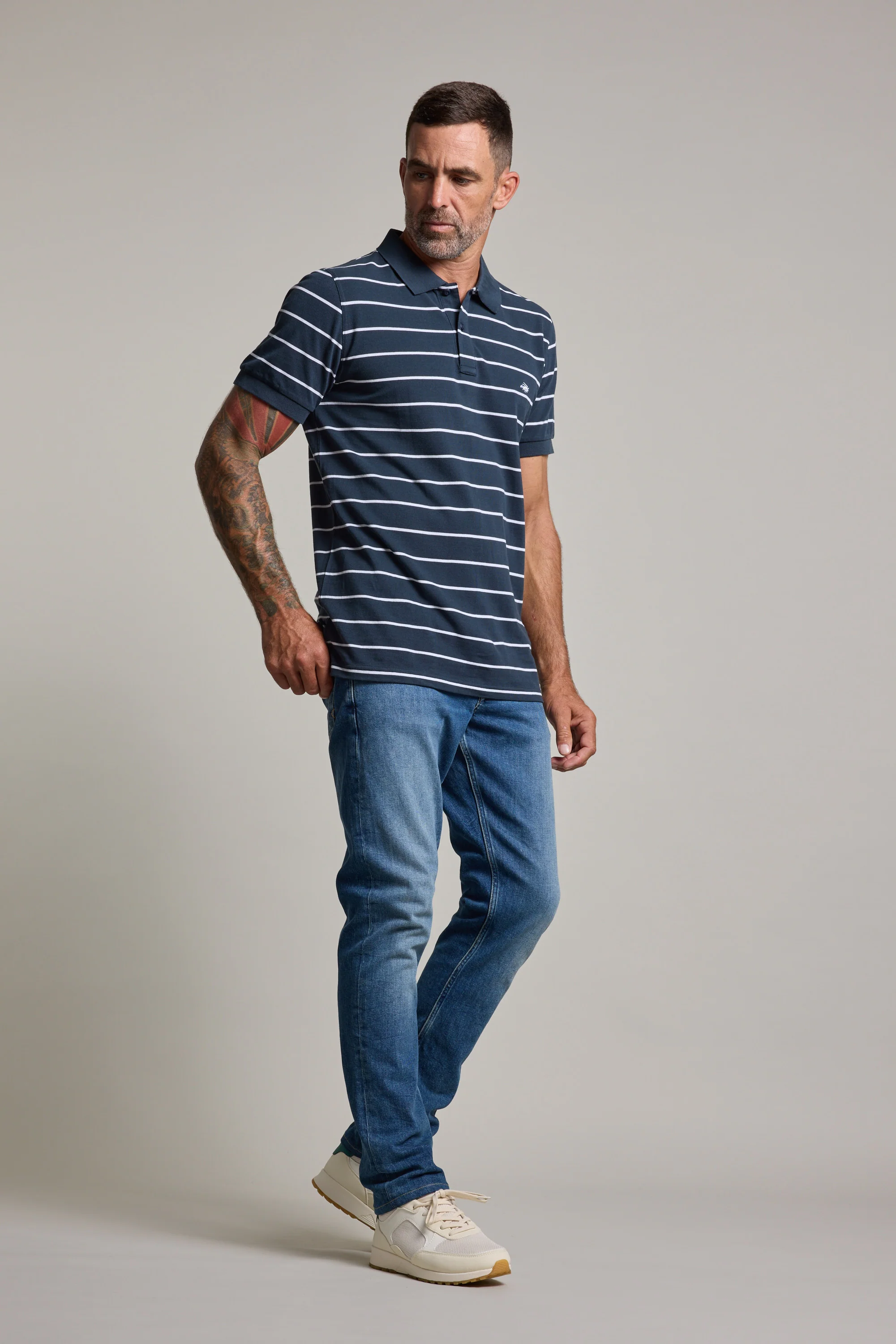 Regent Stripe Polo - Image 2
