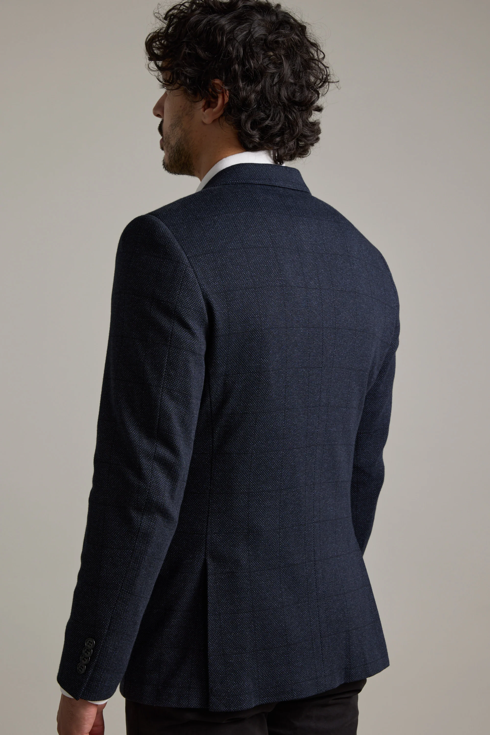 Risca Check Knit Blazer - Image 6