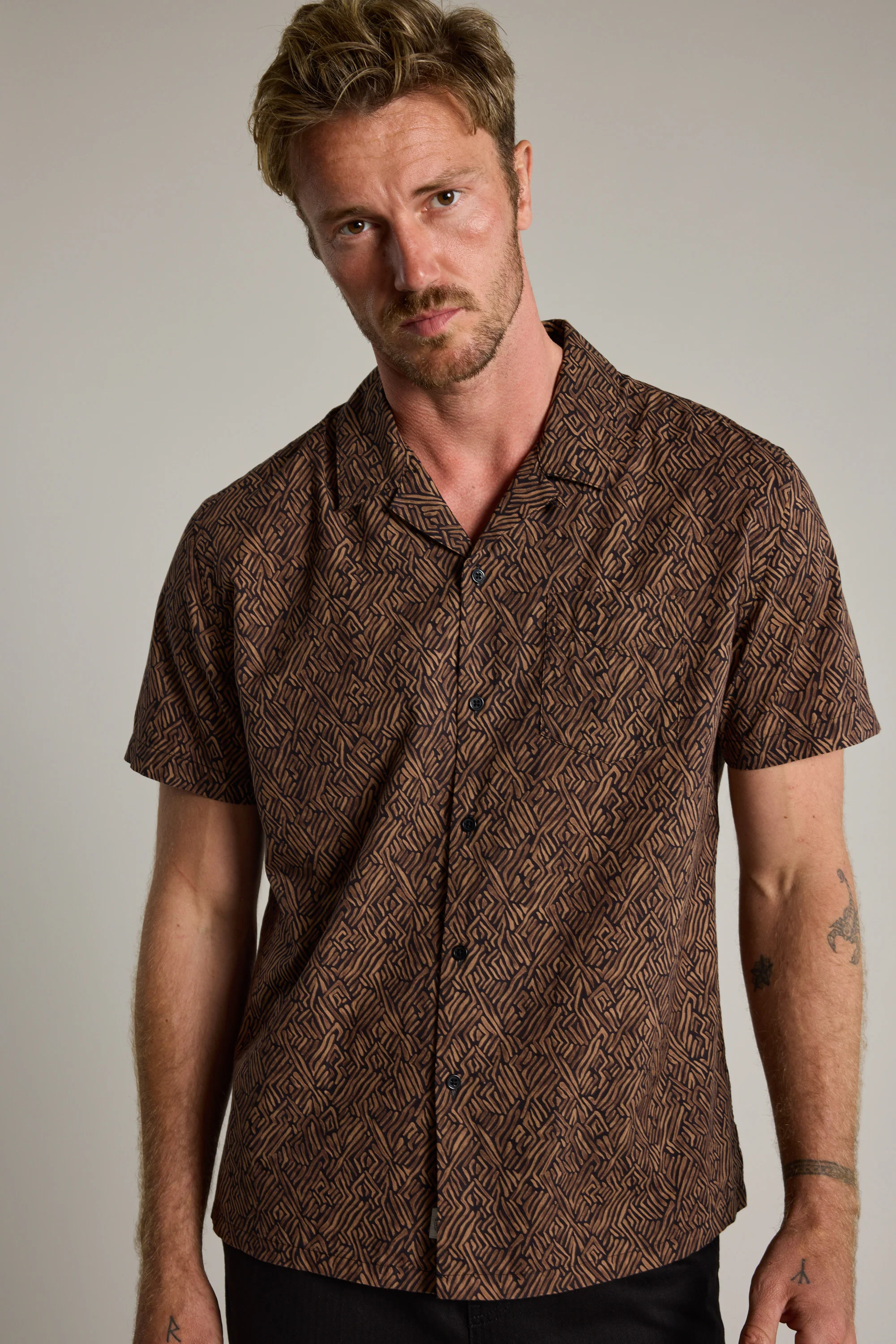 Ronald Print Cuban Shirt - Image 2