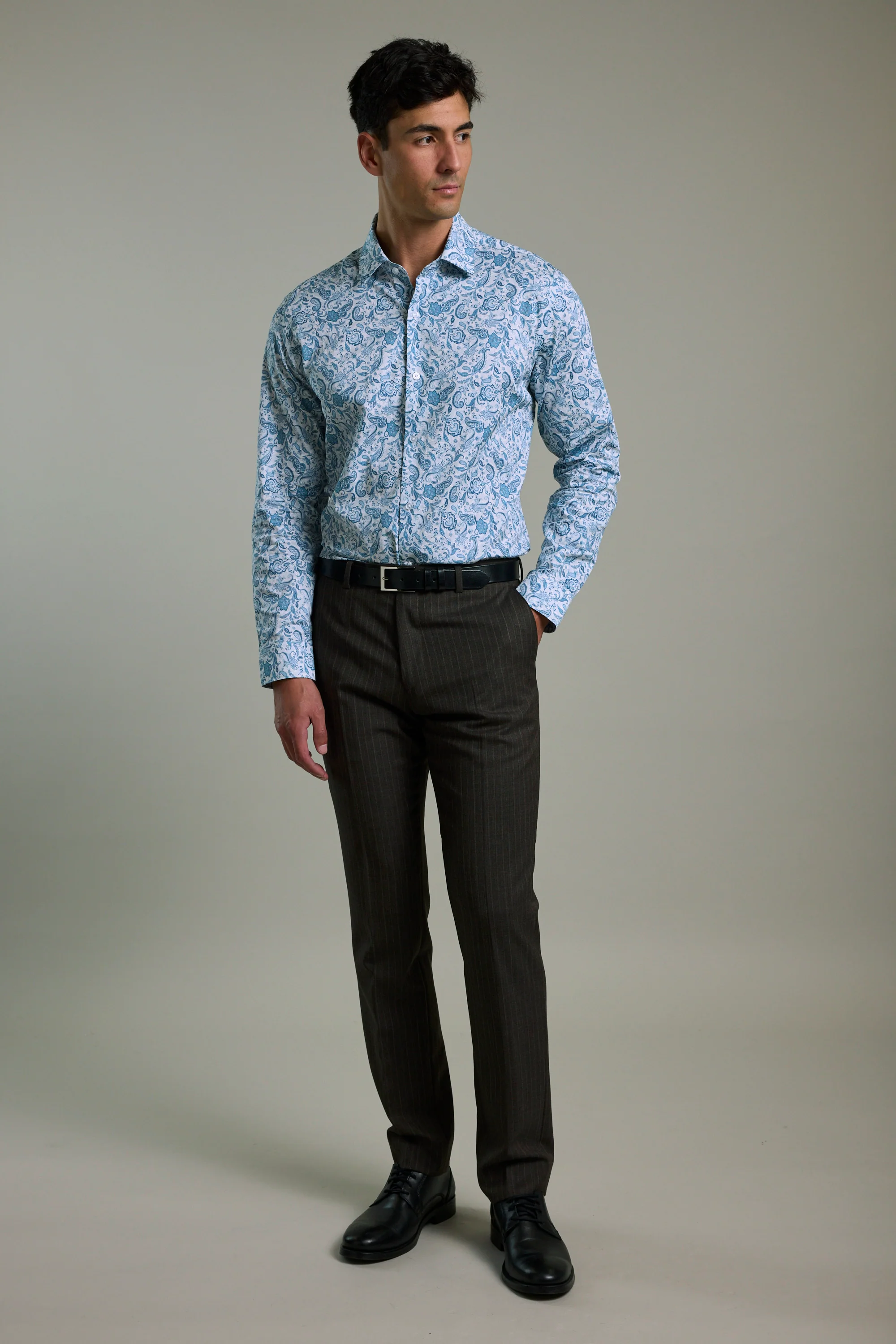 Ronton Print Business Shirt - Image 3