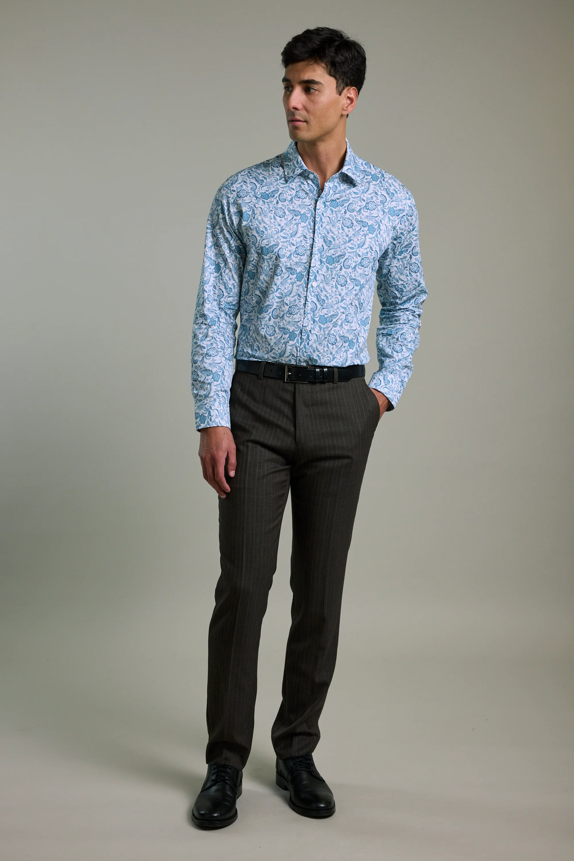 Ronton Print Business Shirt - Image 5