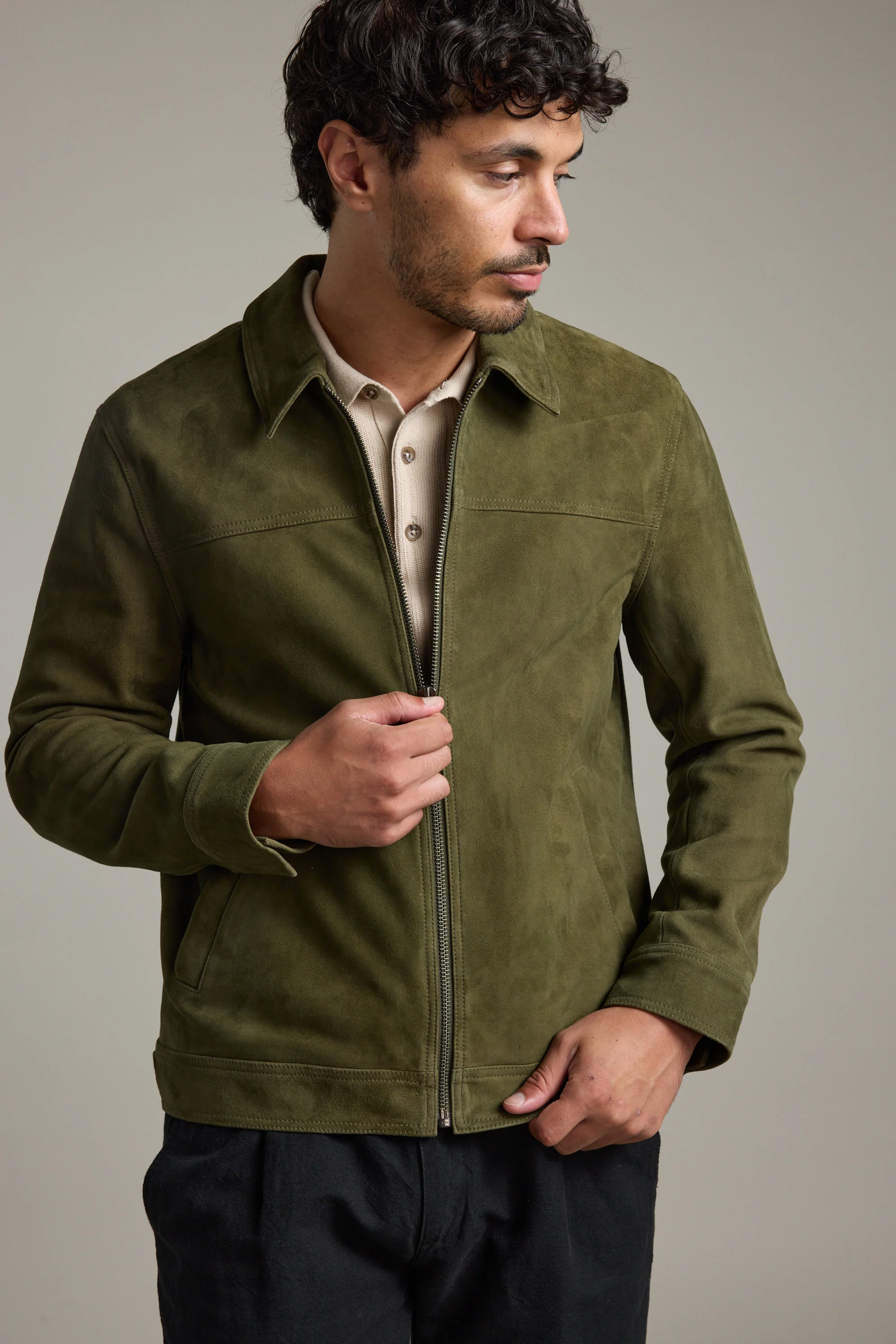 Salvor Suede Jacket - Image 7