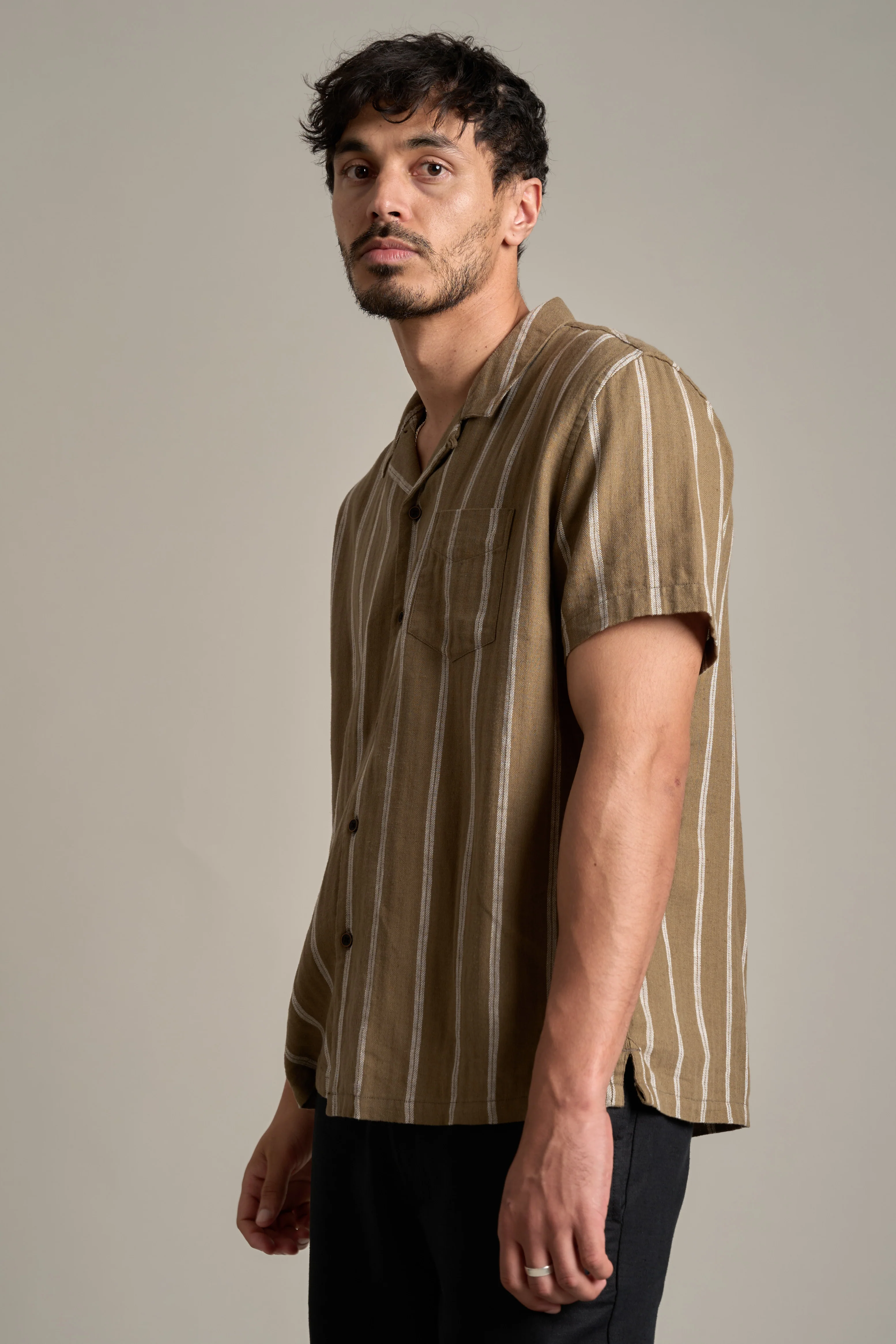 Sundown Stripe Cuban Shirt - Image 6