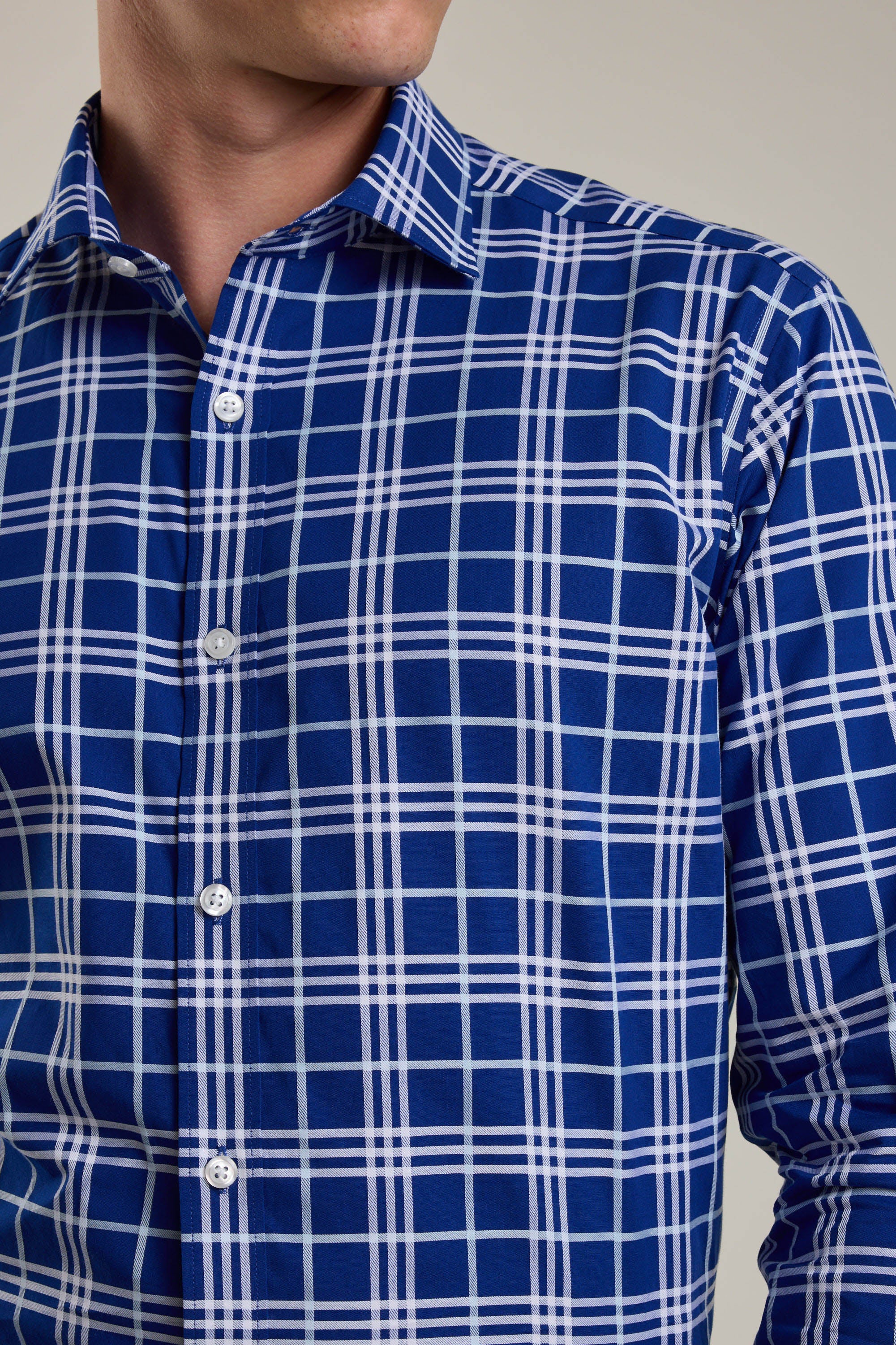 Sutton Check Business Shirt - Image 5