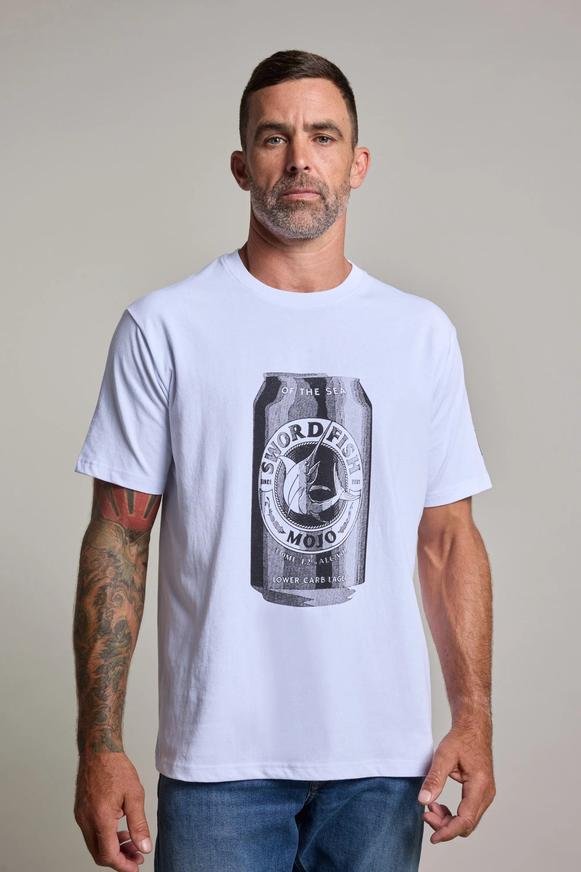 Swordfish Mojo Beercan Tee