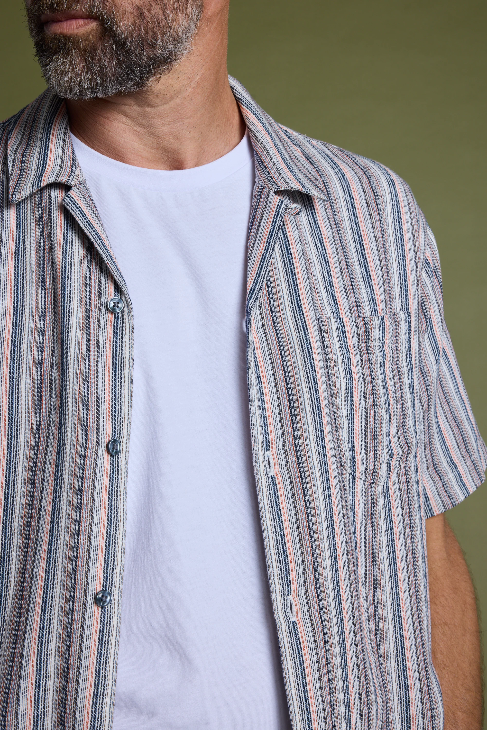 Thaxton Stripe Cuban Shirt - Image 3