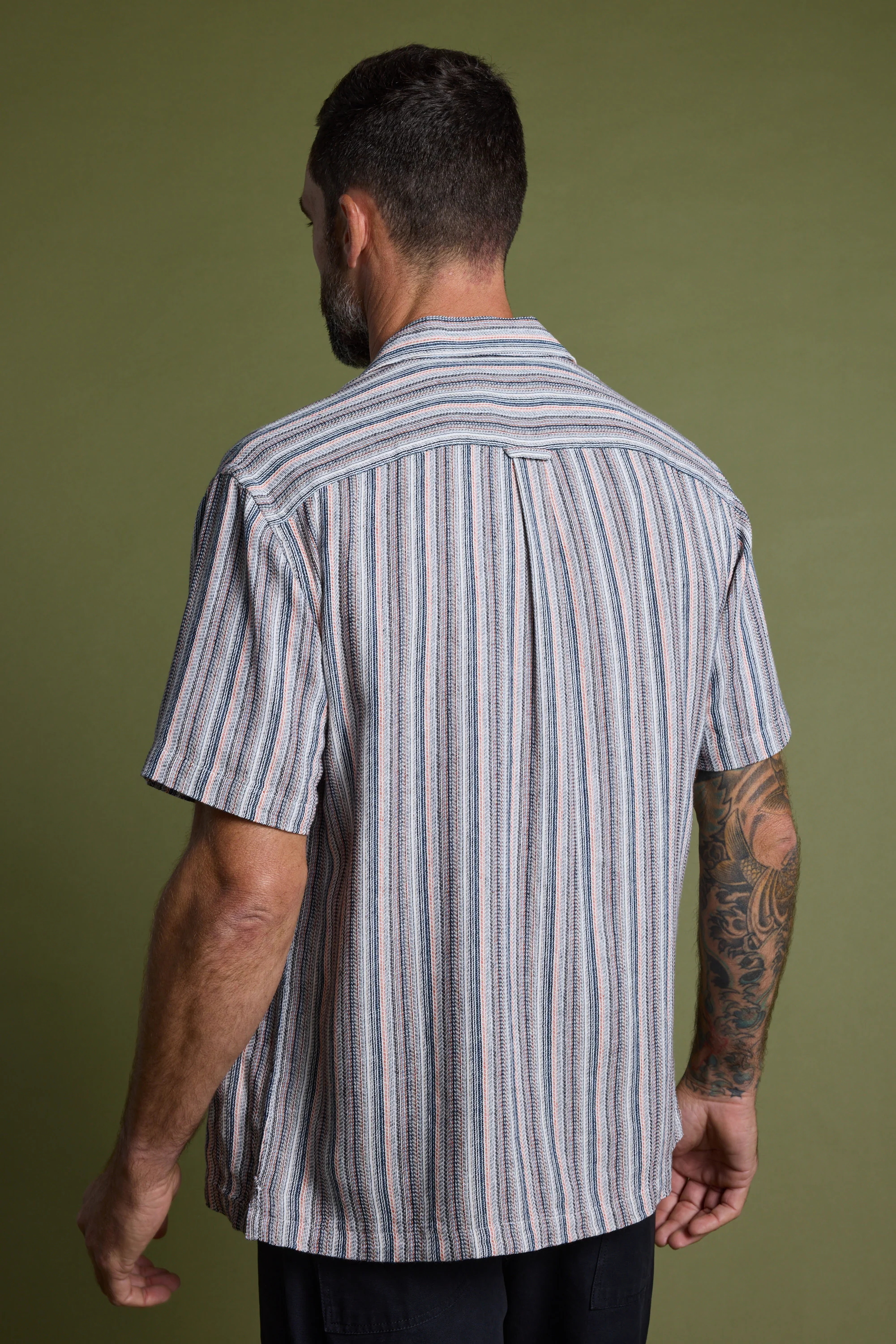 Thaxton Stripe Cuban Shirt - Image 6