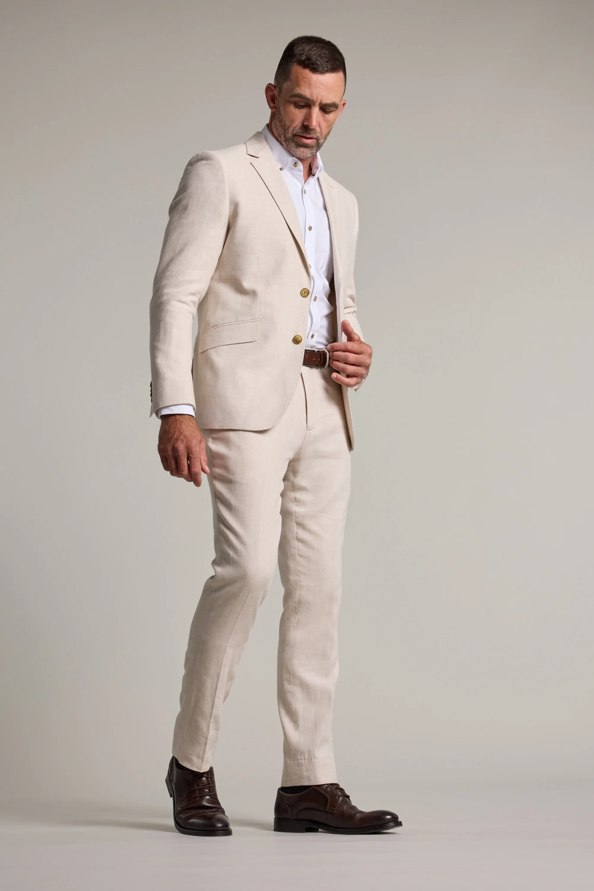 Thompson Textured Linen Pant