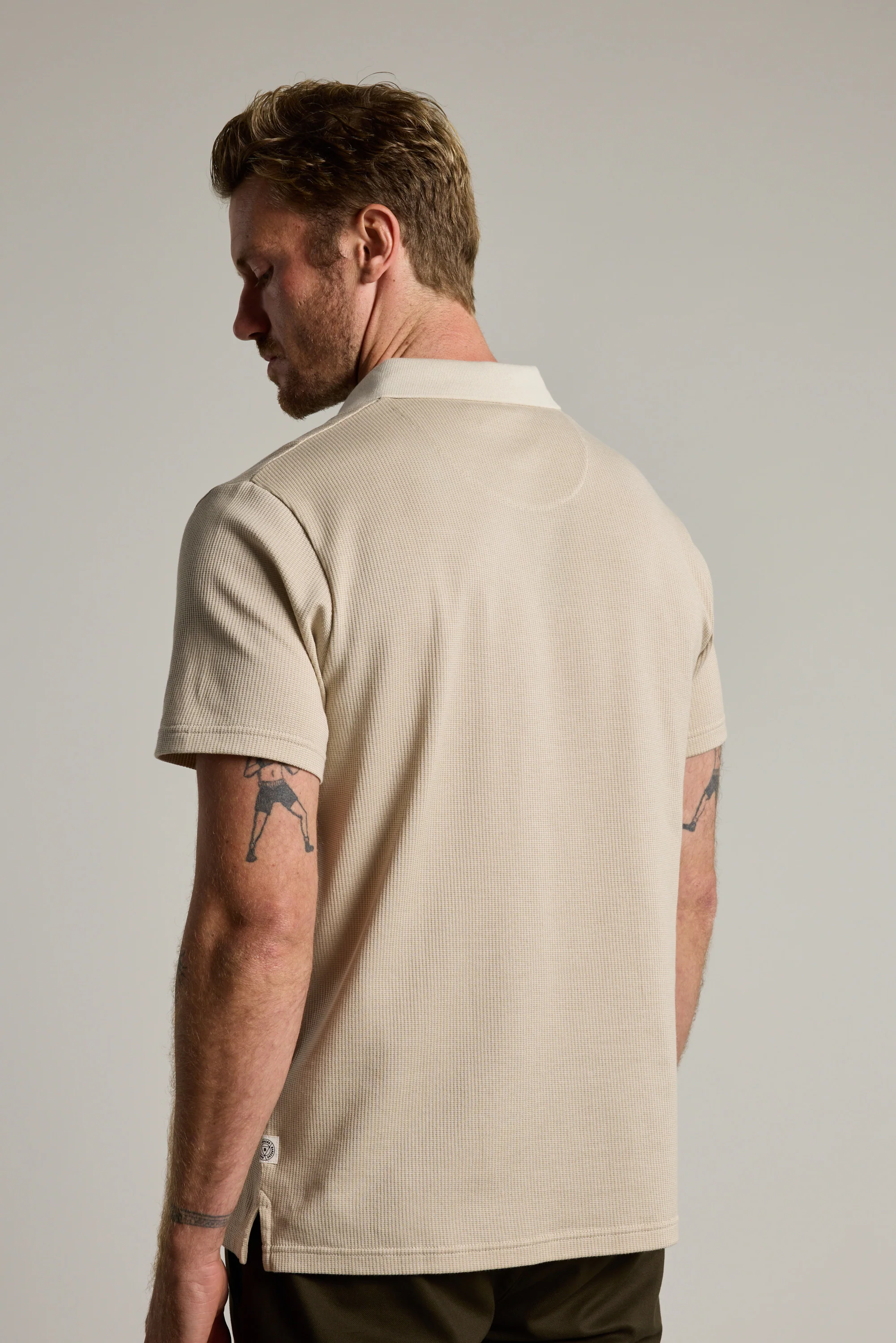 Tilder Mercerised Texture Polo - Image 4