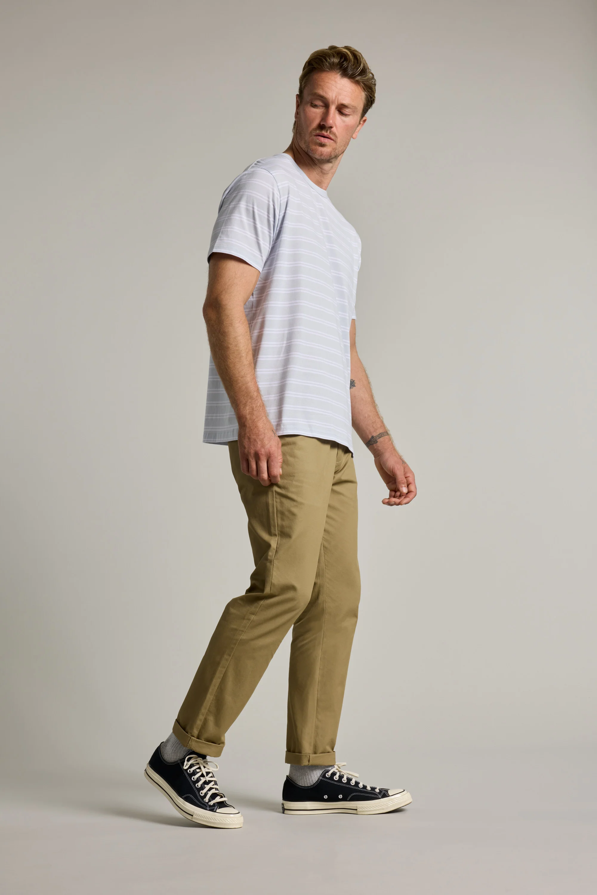 Triton Supima Stripe Tee - Image 2