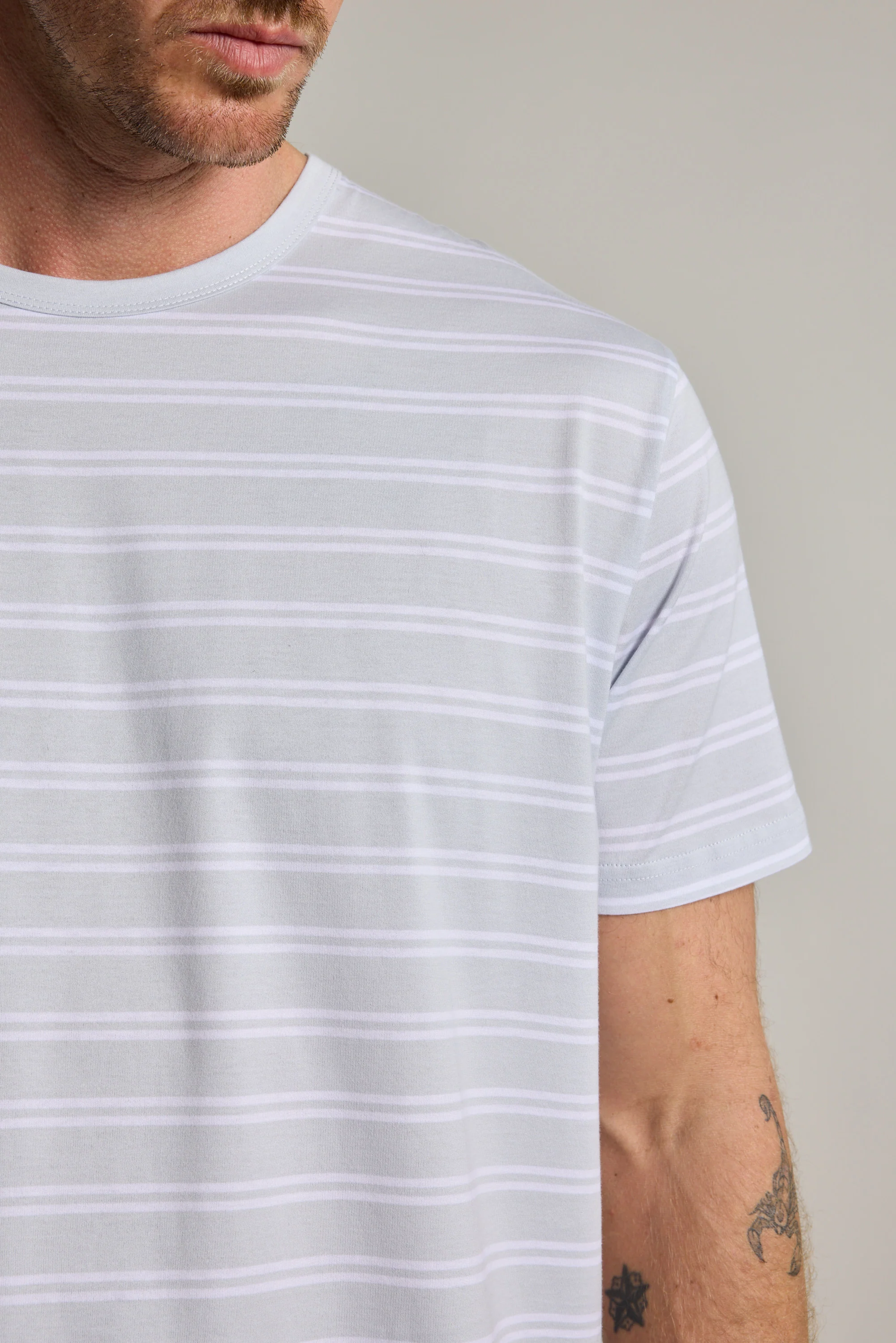 Triton Supima Stripe Tee - Image 4