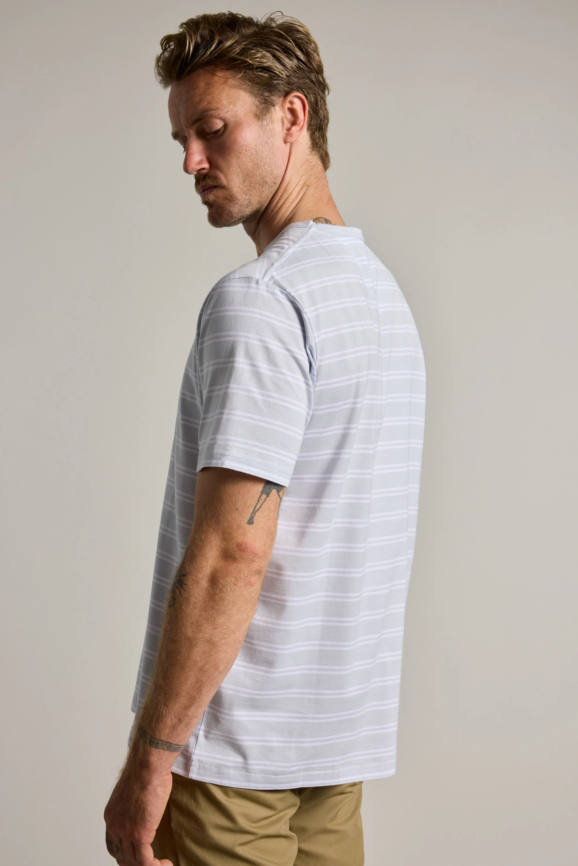 Triton Supima Stripe Tee - Image 6