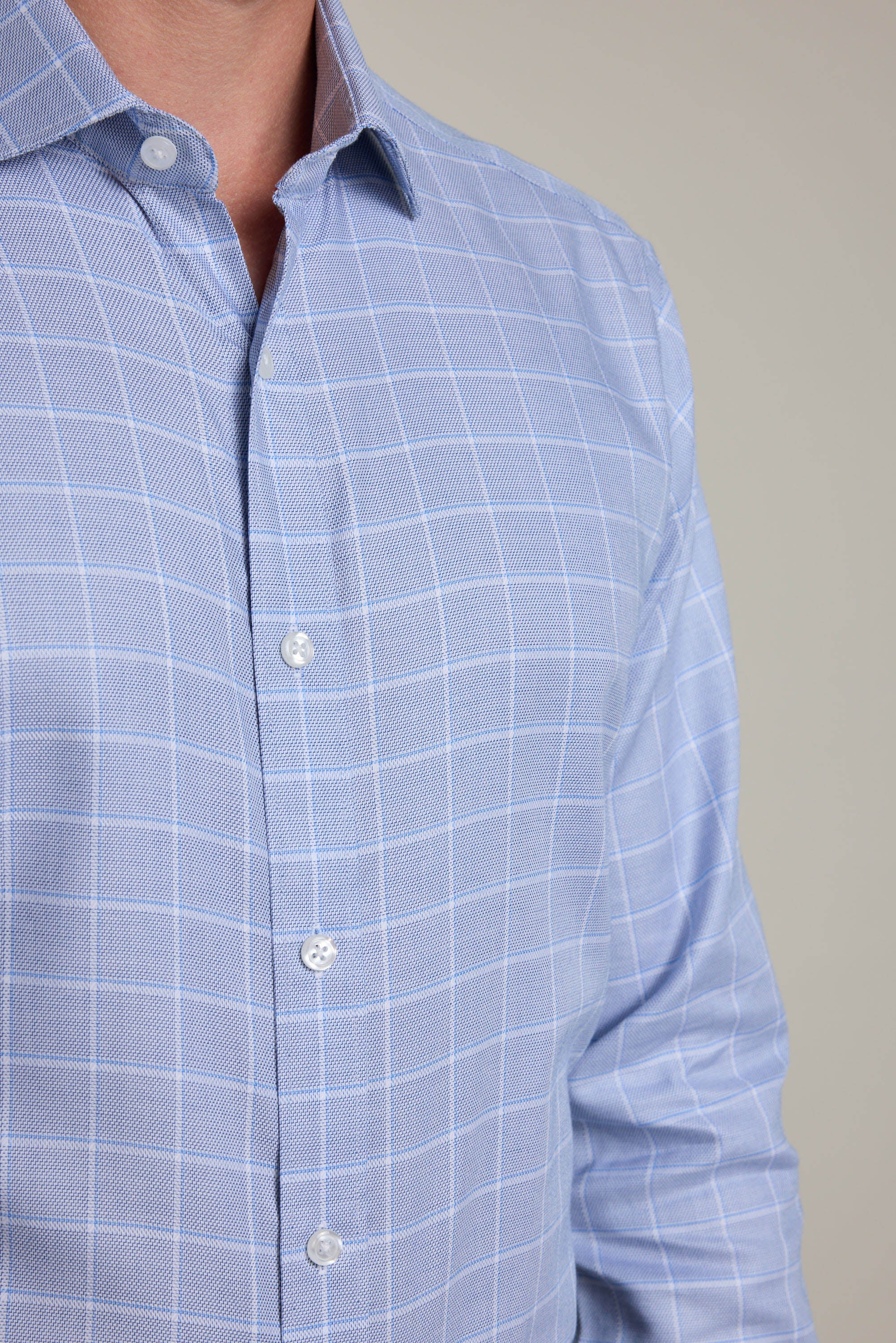 Tyson Check Business Shirt - Image 4