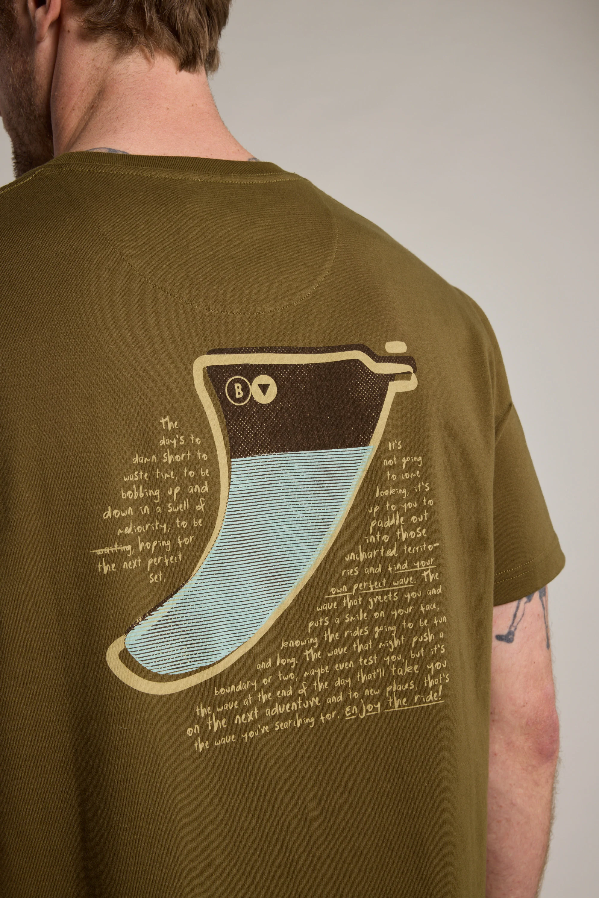 Uncharted Fin Print Tee - Image 5