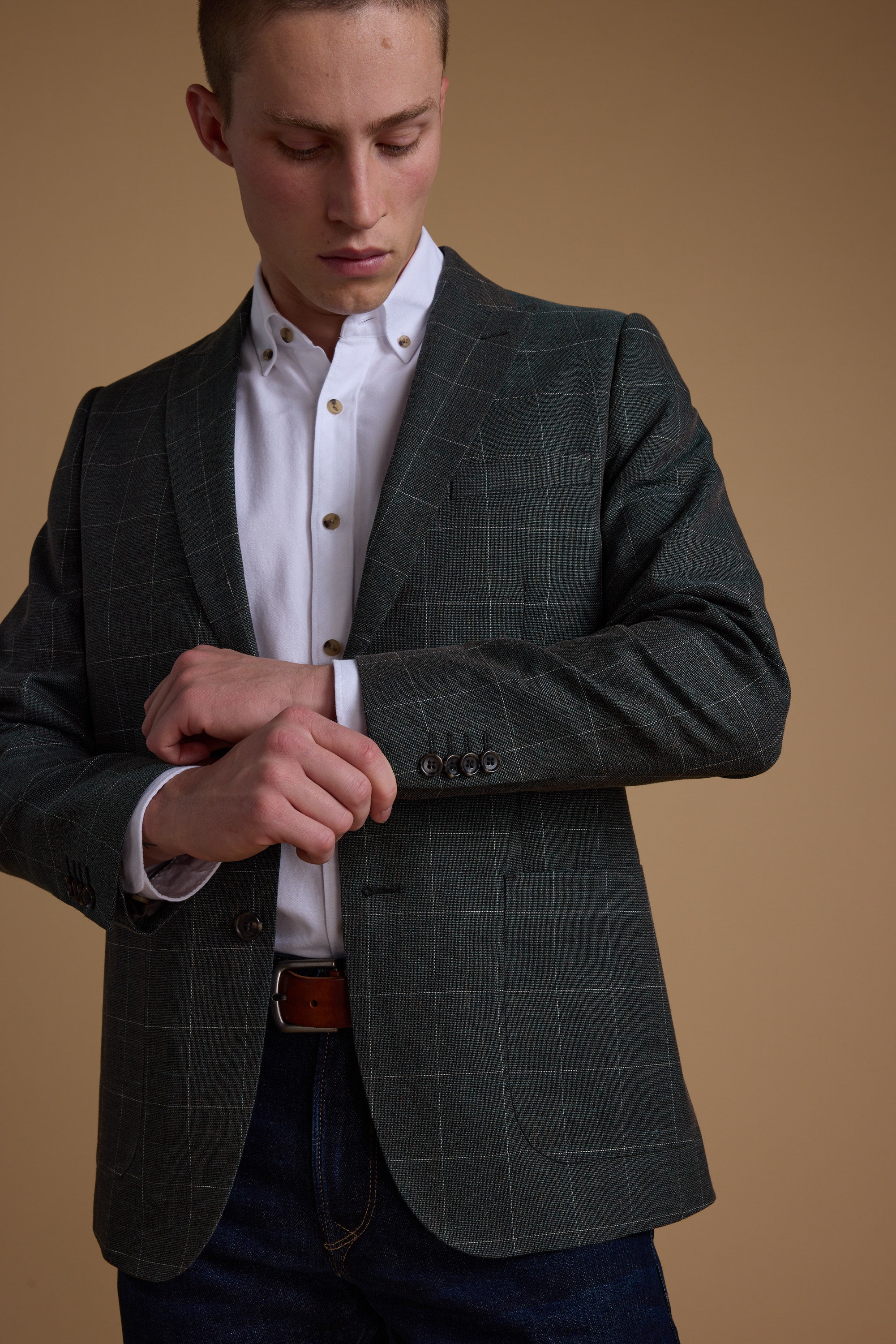 Upton Check Blazer