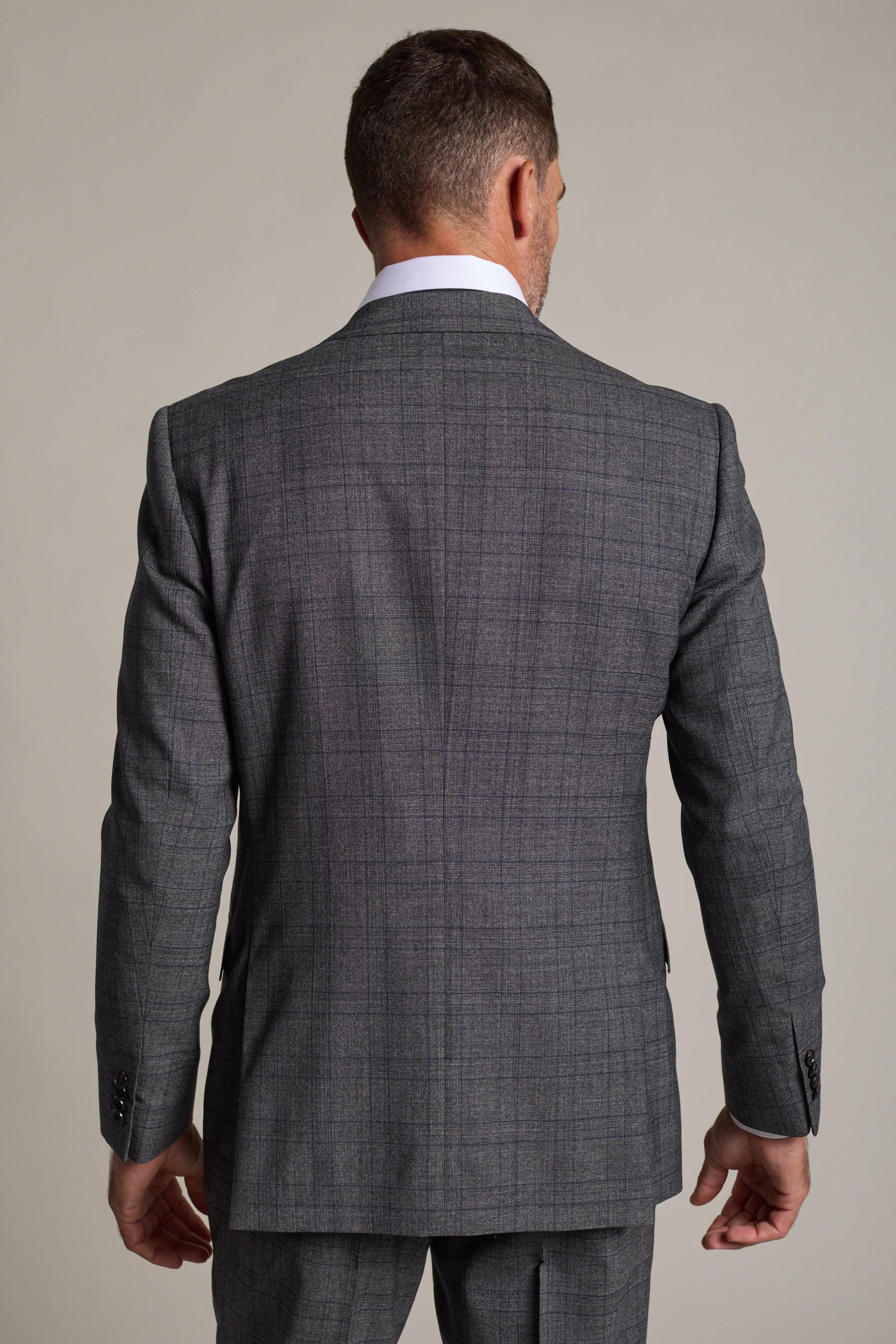 Vernon Check Suit Jacket - Image 7