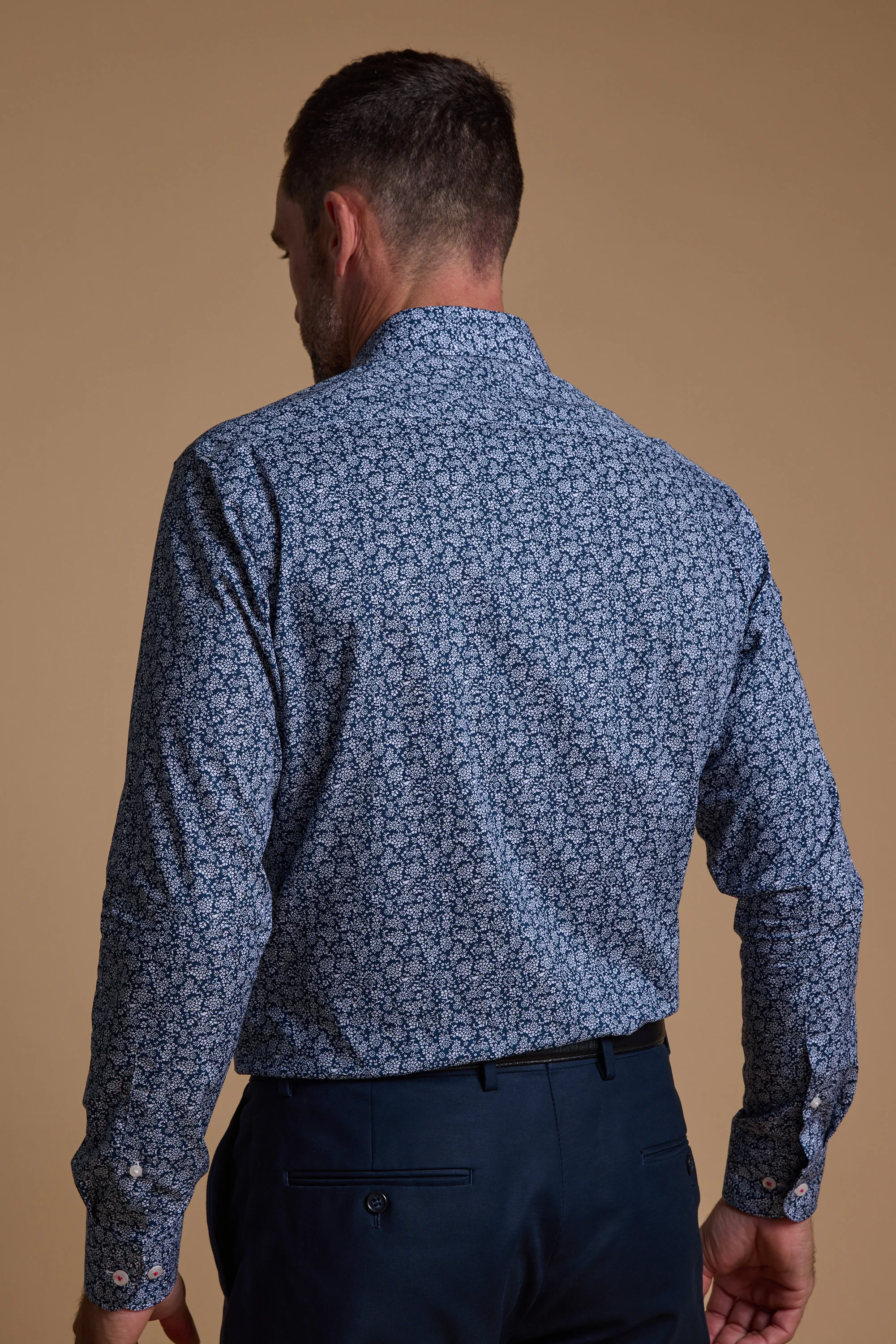 Watkins Print Business Shirt - Image 4