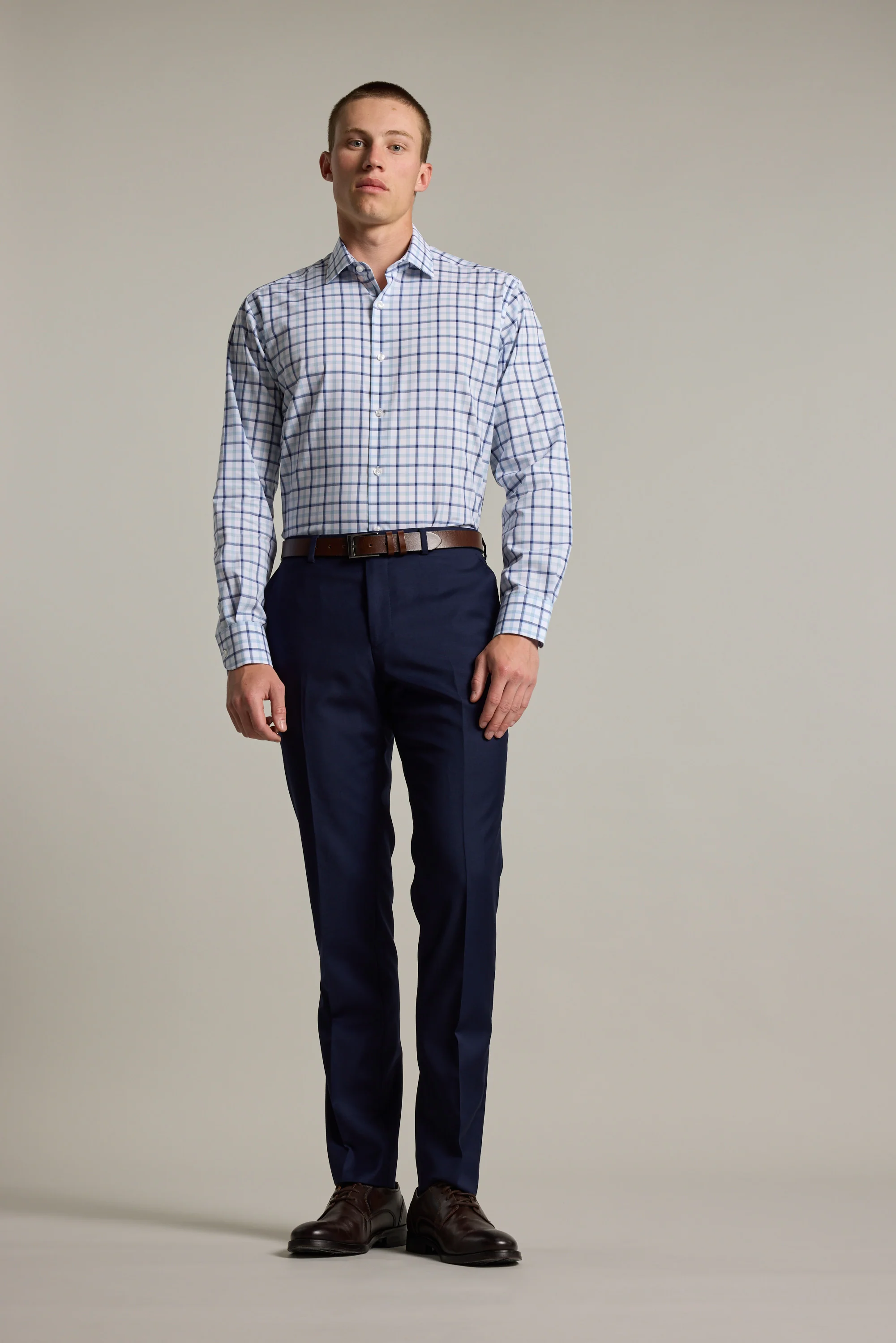 Wesley Check Business Shirt - Image 4