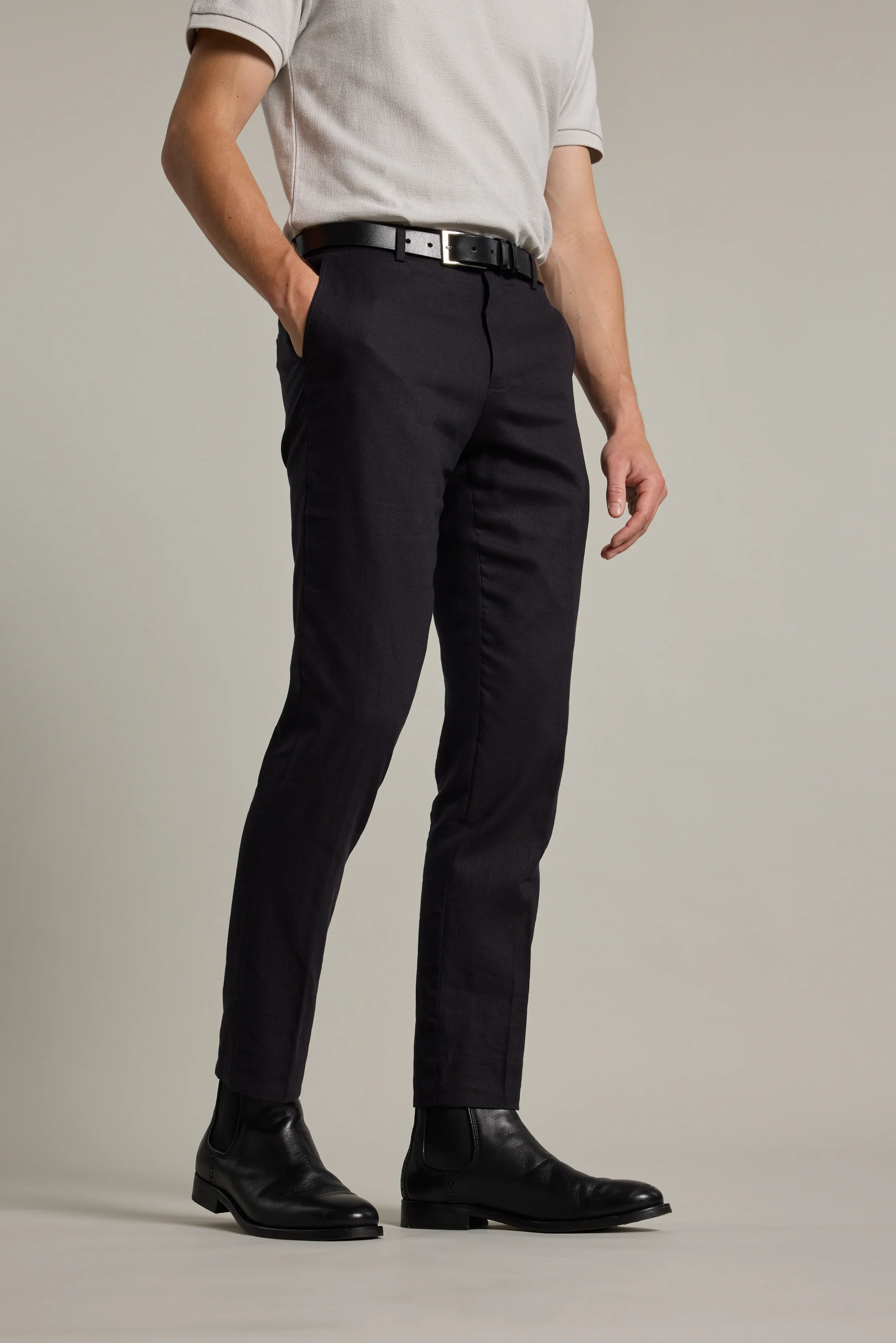 Windsor Texture Linen Pant - Image 4