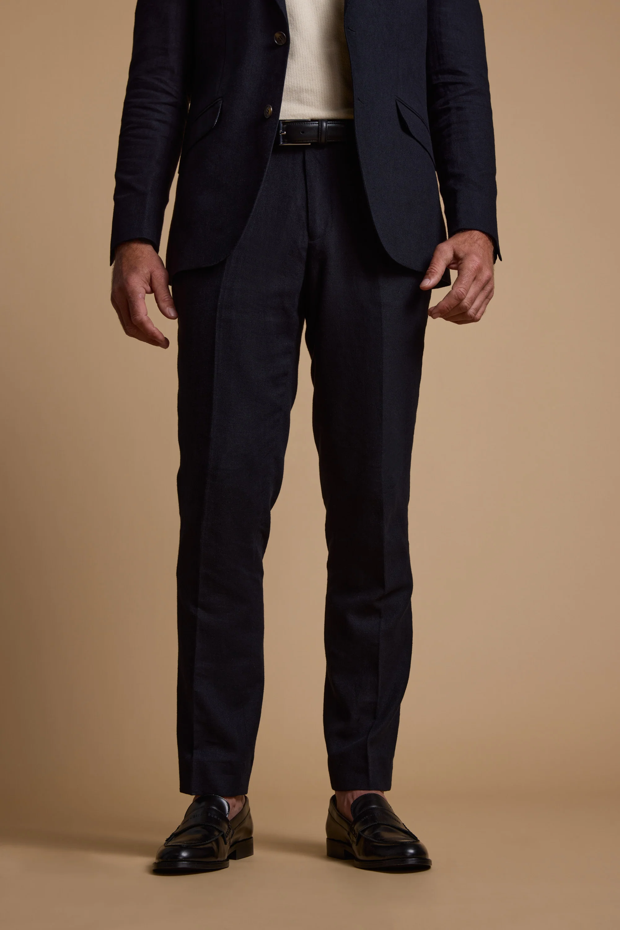Windsor Texture Linen Pant - Image 2