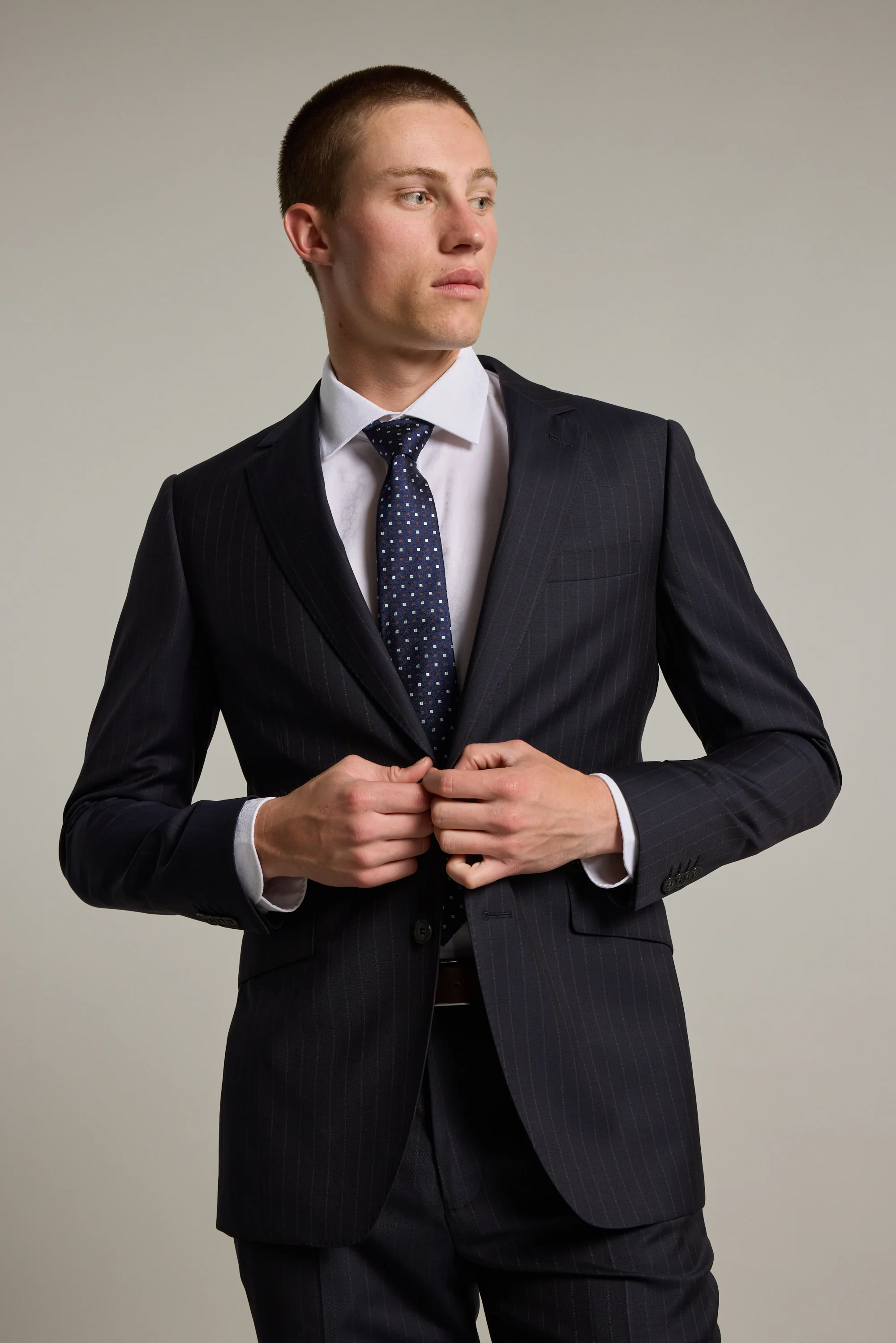 Wyman Stripe Suit Jacket