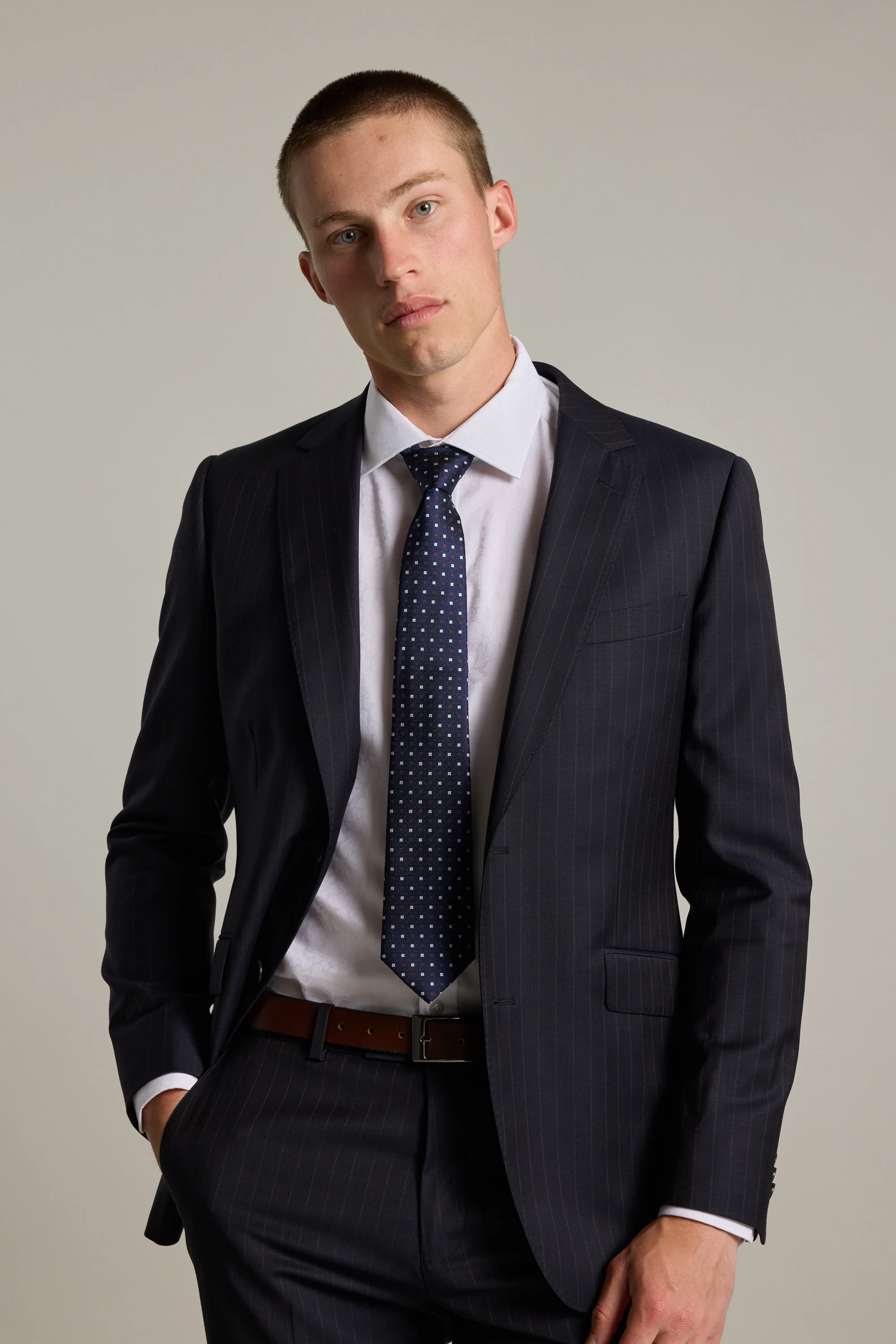 Wyman Stripe Suit Jacket - Image 3