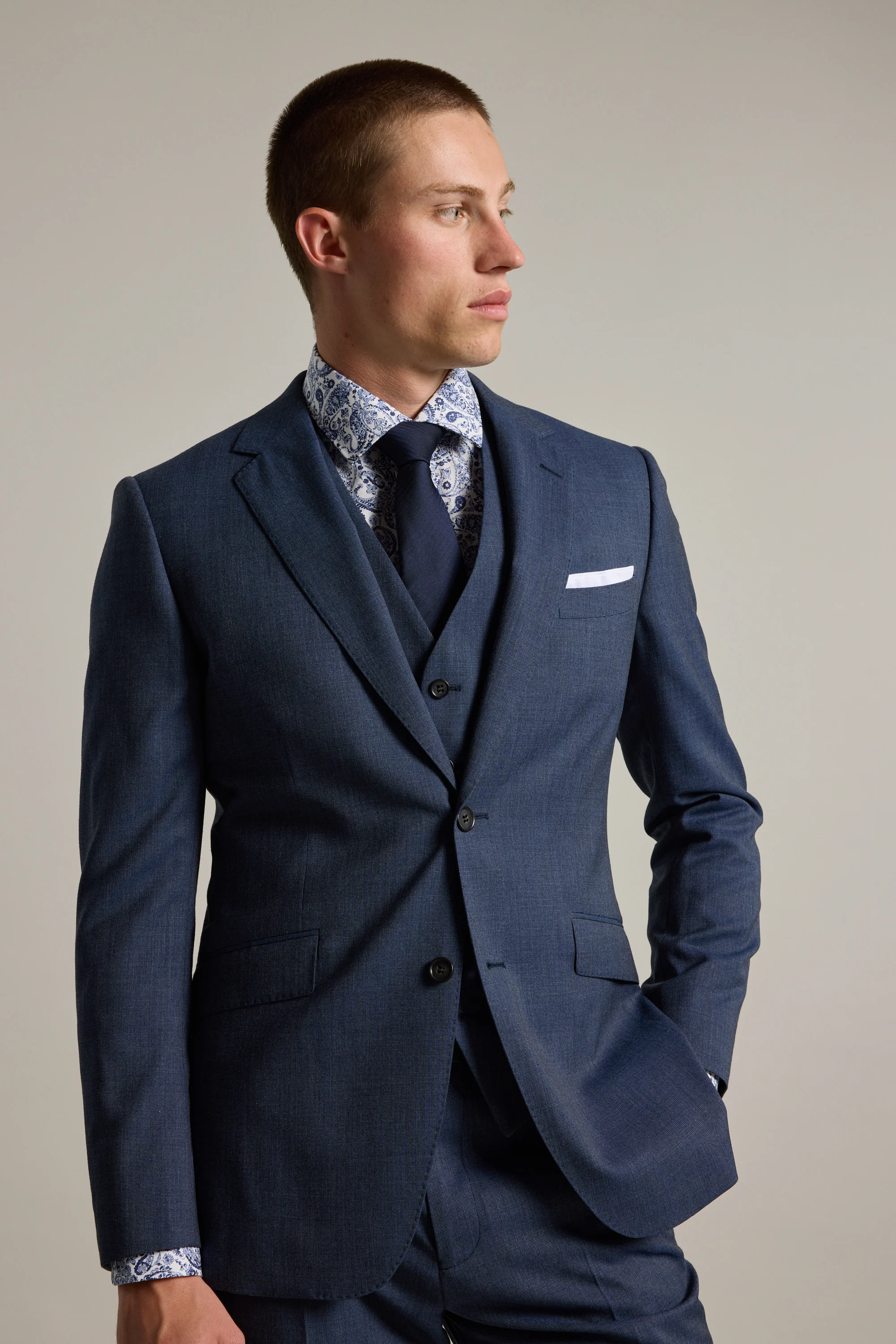 Yeaton Texture Suit Jacket